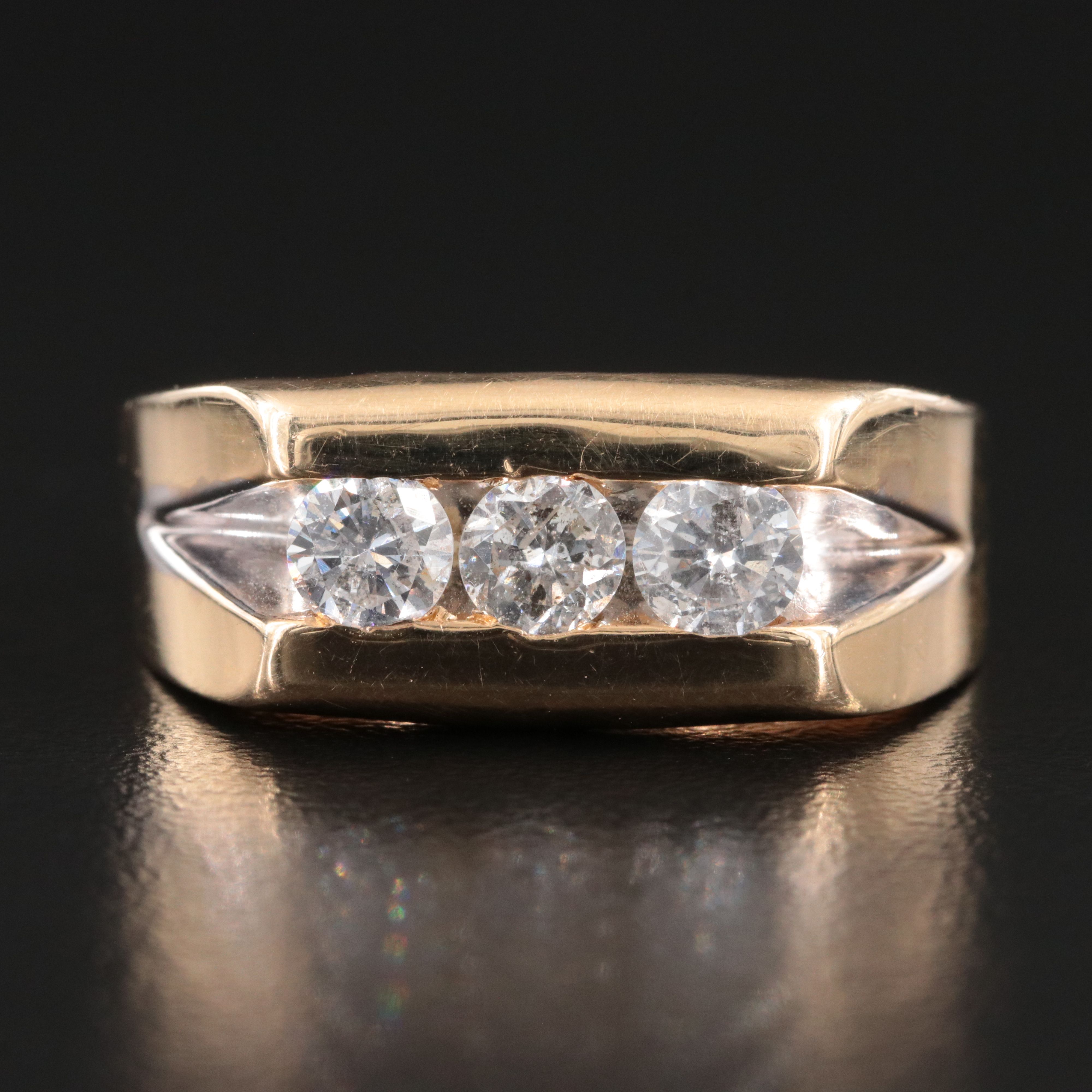 14K 1.02 CTW Diamond Band