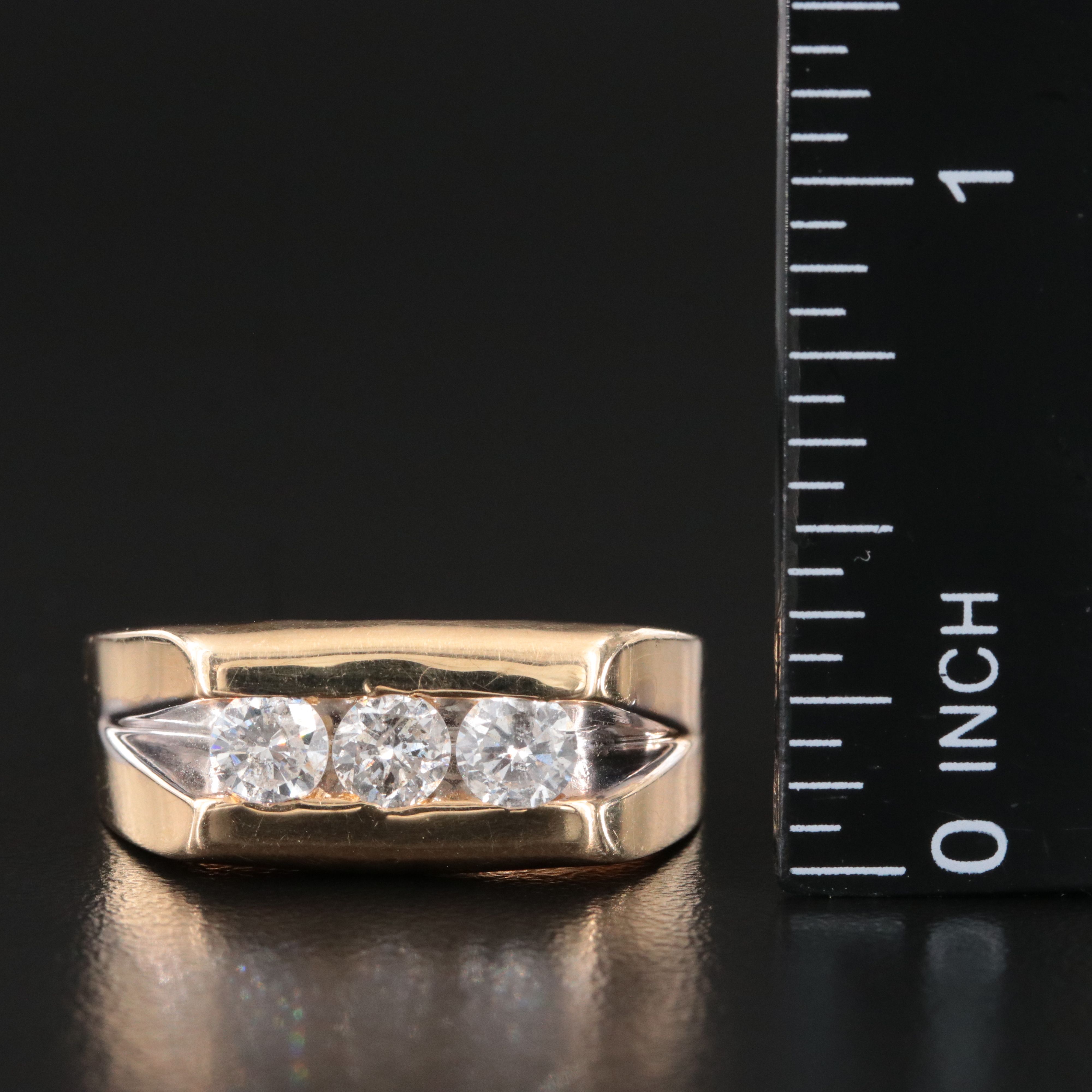 14K 1.02 CTW Diamond Band