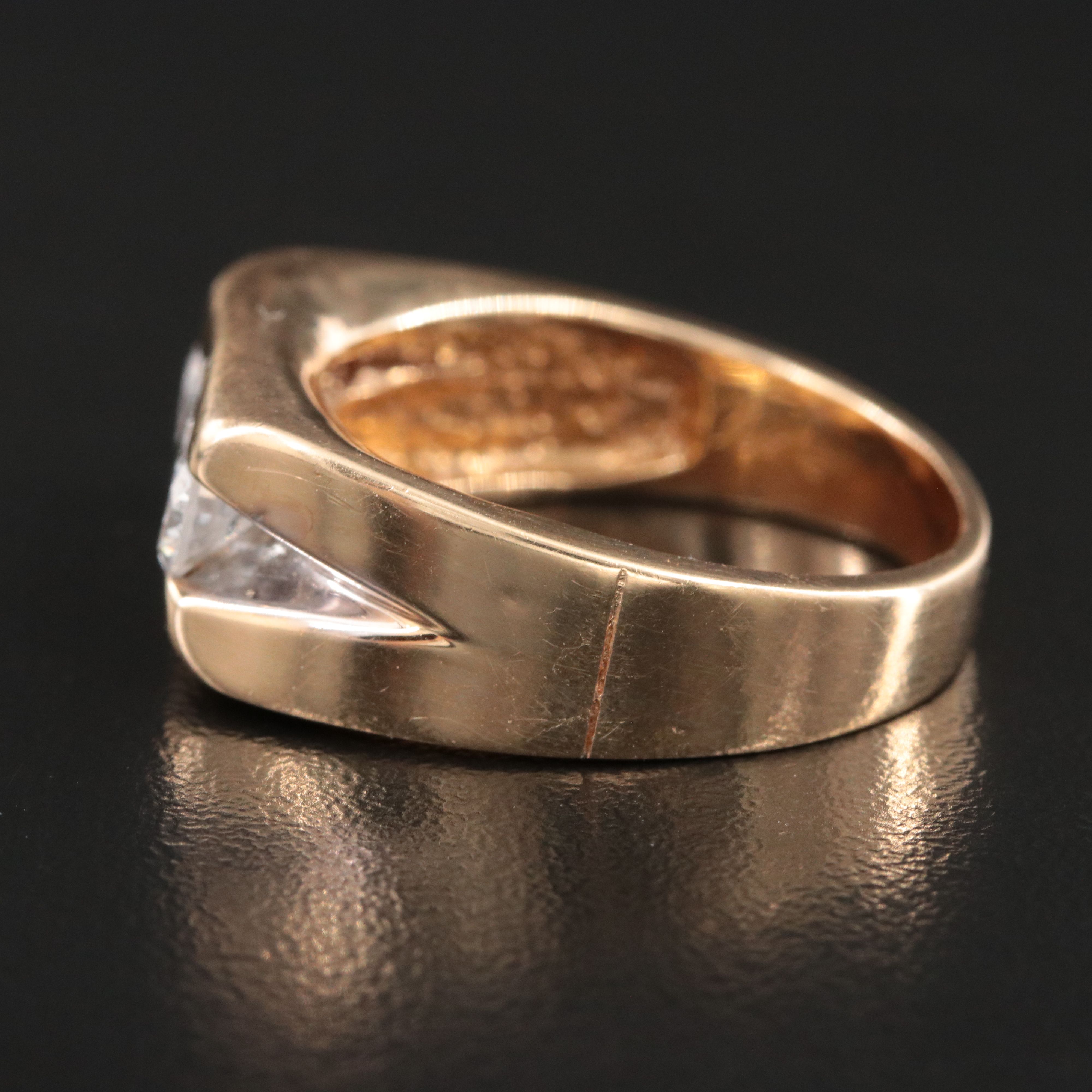 14K 1.02 CTW Diamond Band