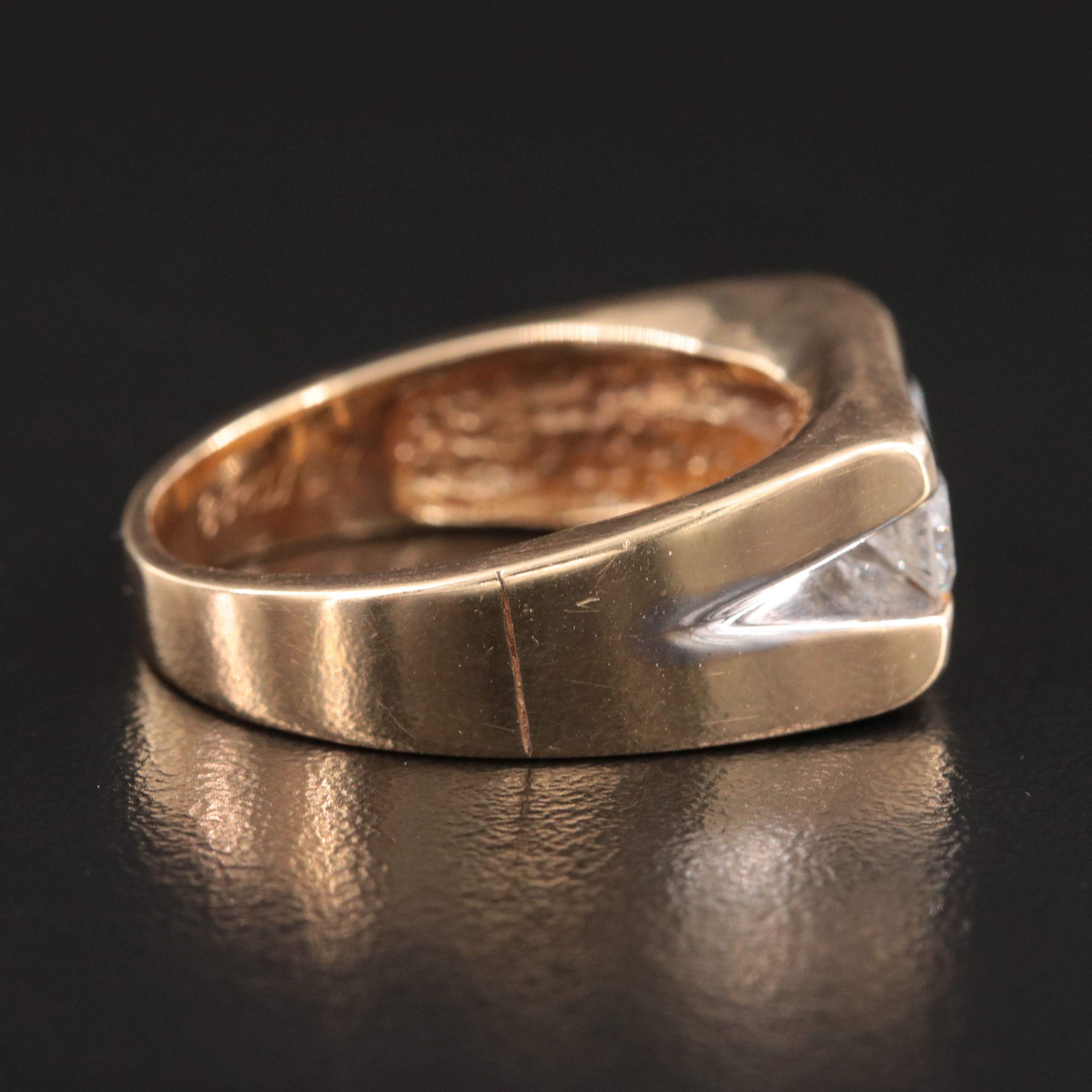 14K 1.02 CTW Diamond Band