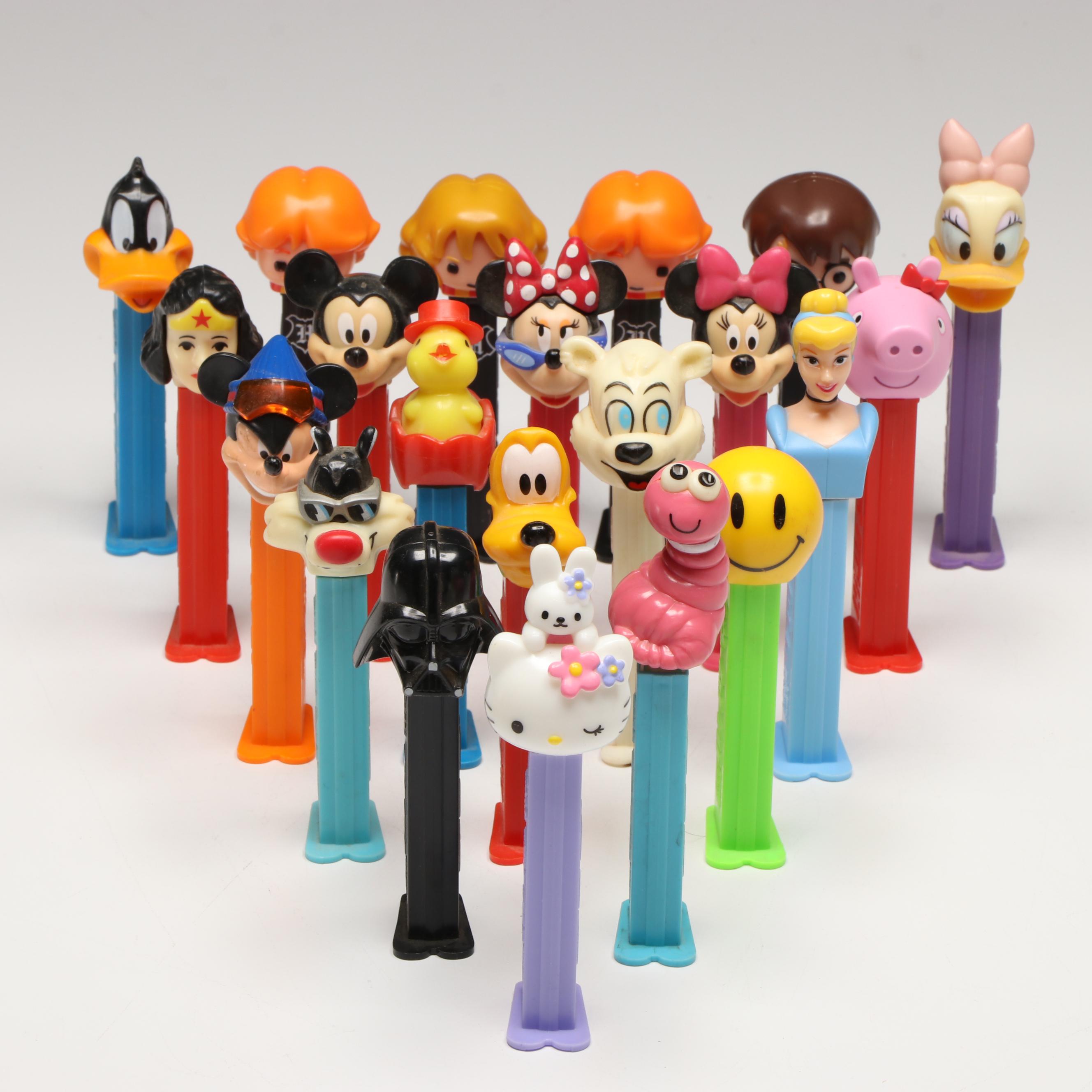 PEZ Candy Dispensers Including Harry Potter, Disney, Hello Kitty and More