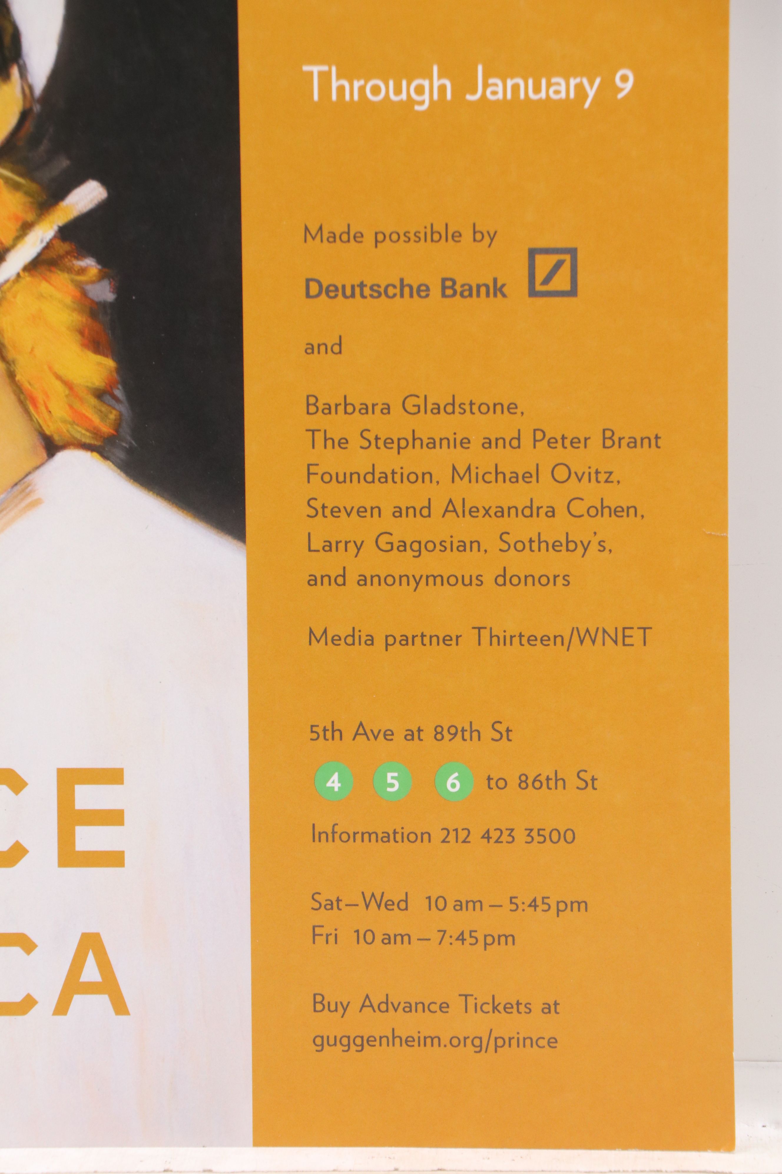 Guggenheim Constantin Brancusi and Richard Prince Exhibition Posters