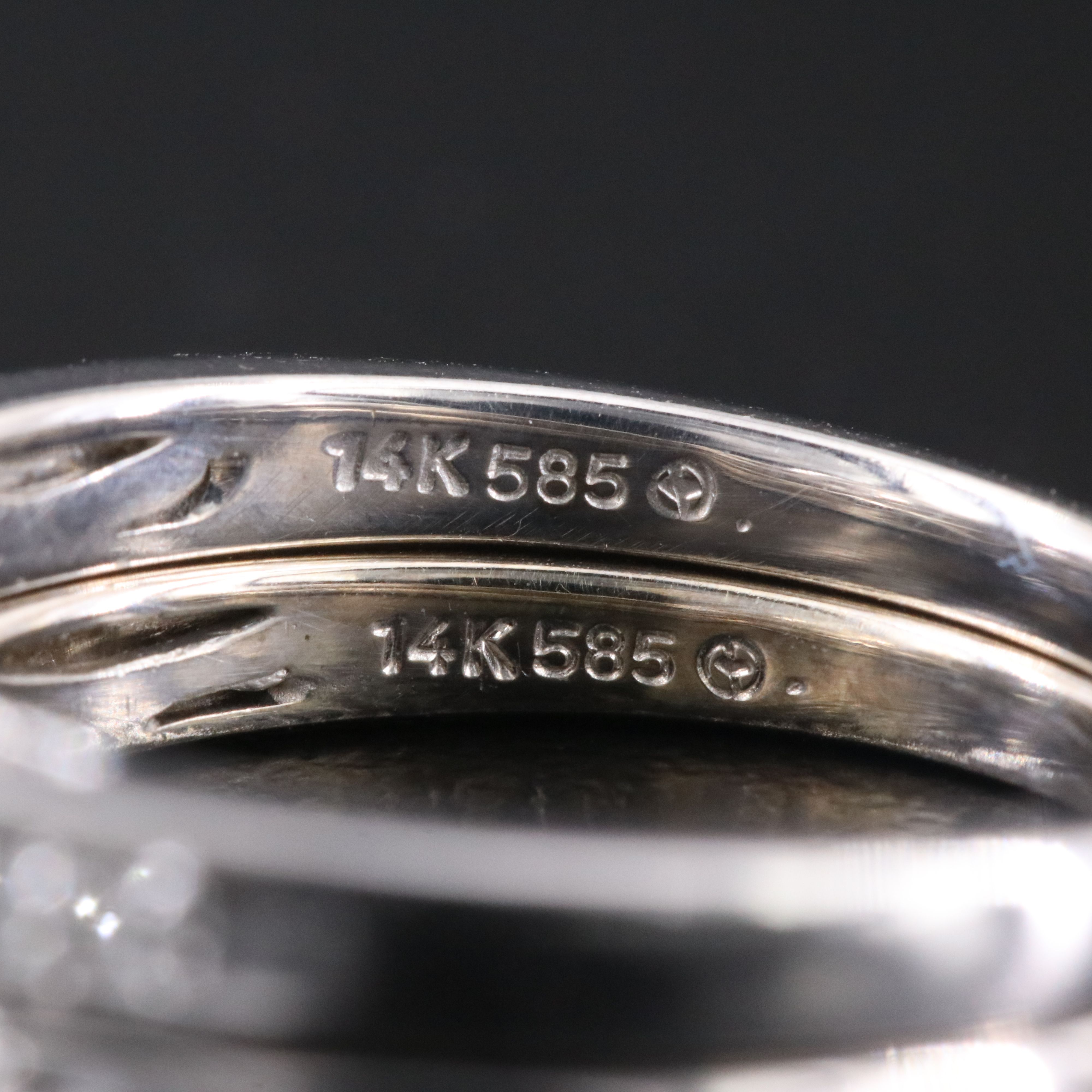 14K 0.42 CTW Diamond Heart Ring Set