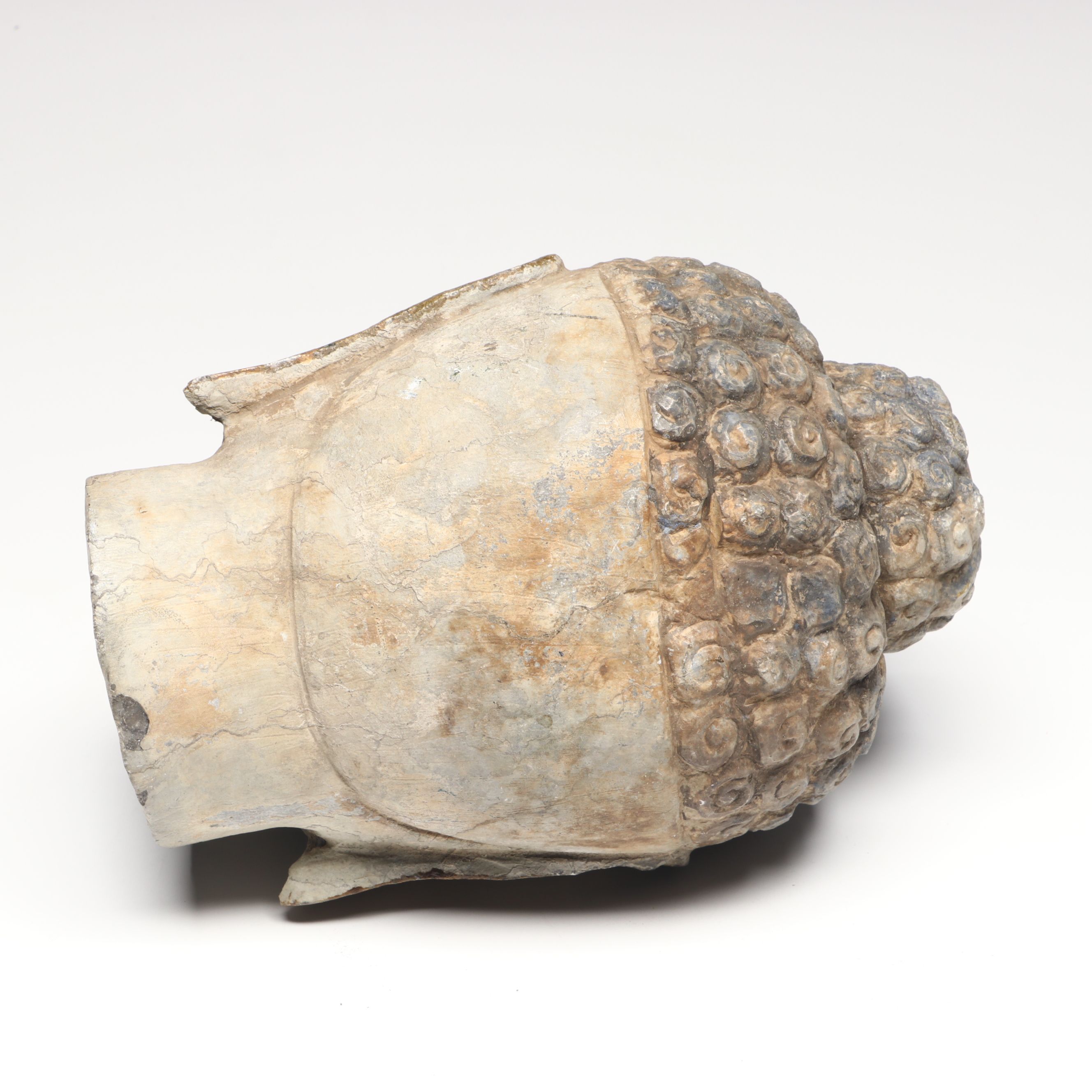 Carved Stone Buddha Bust