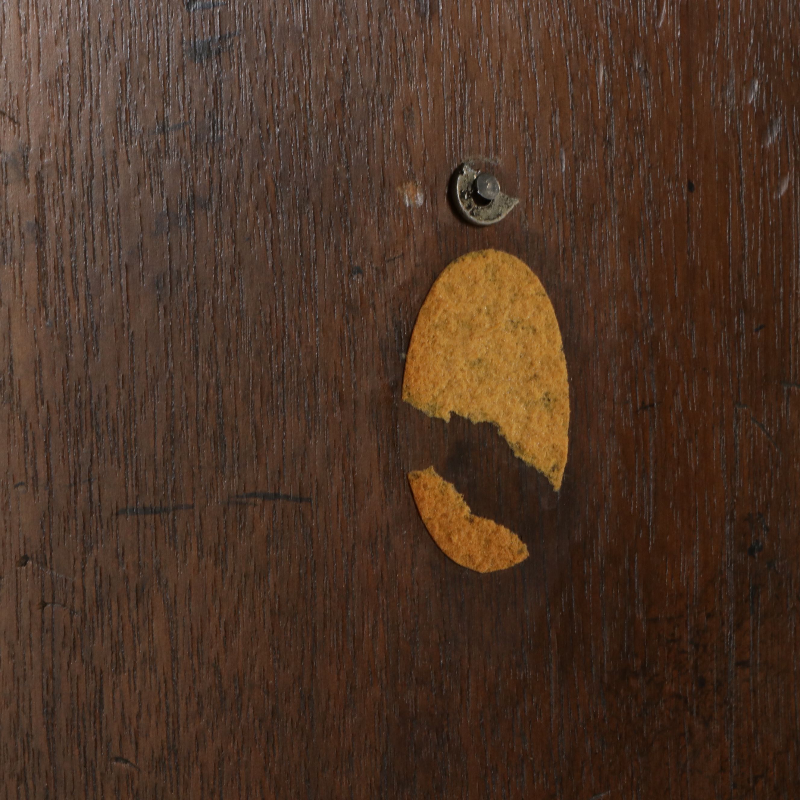 George III Style Burl Walnut Glass Front Cabinet