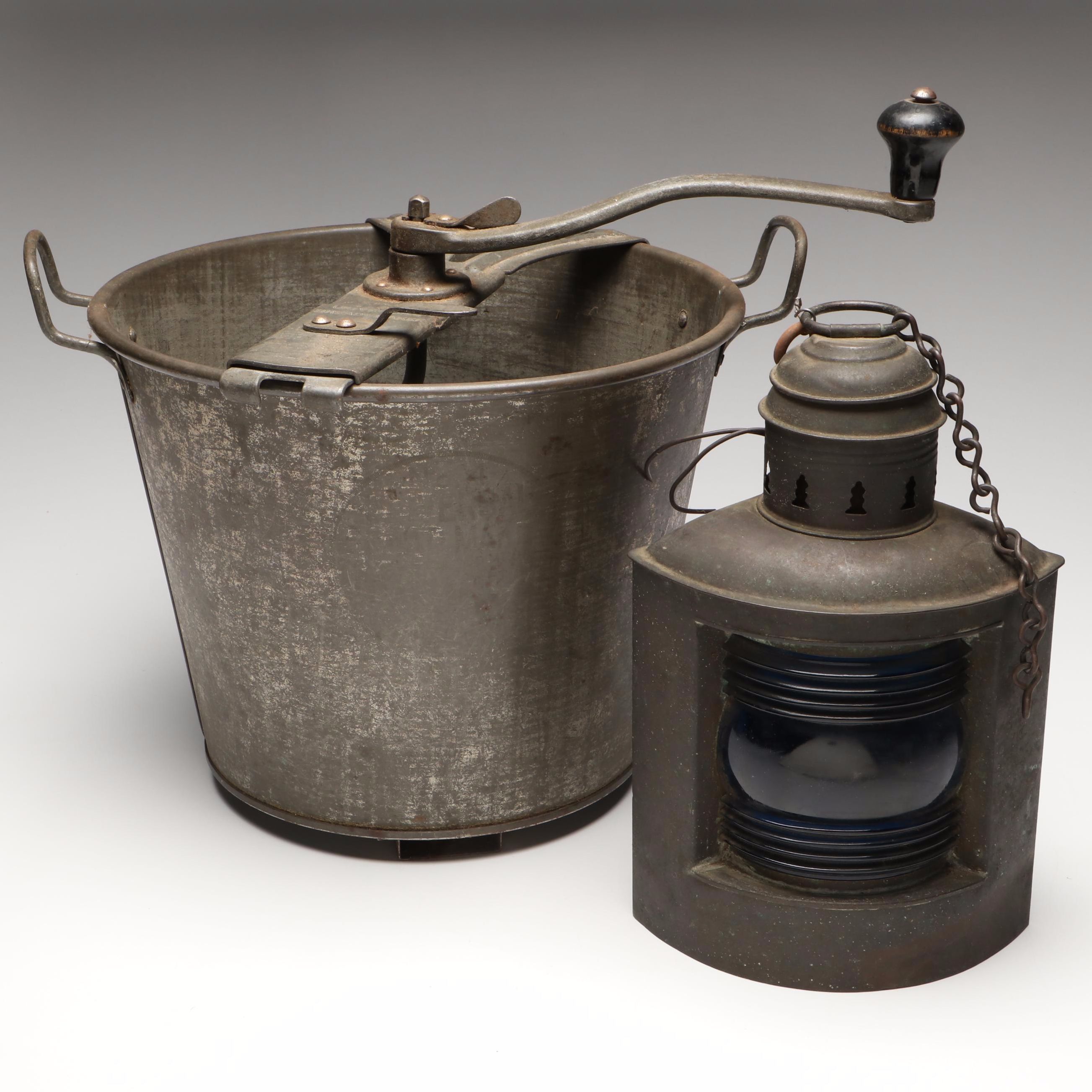 Universal Bread Maker with Ship's Lantern, Early 20th C.