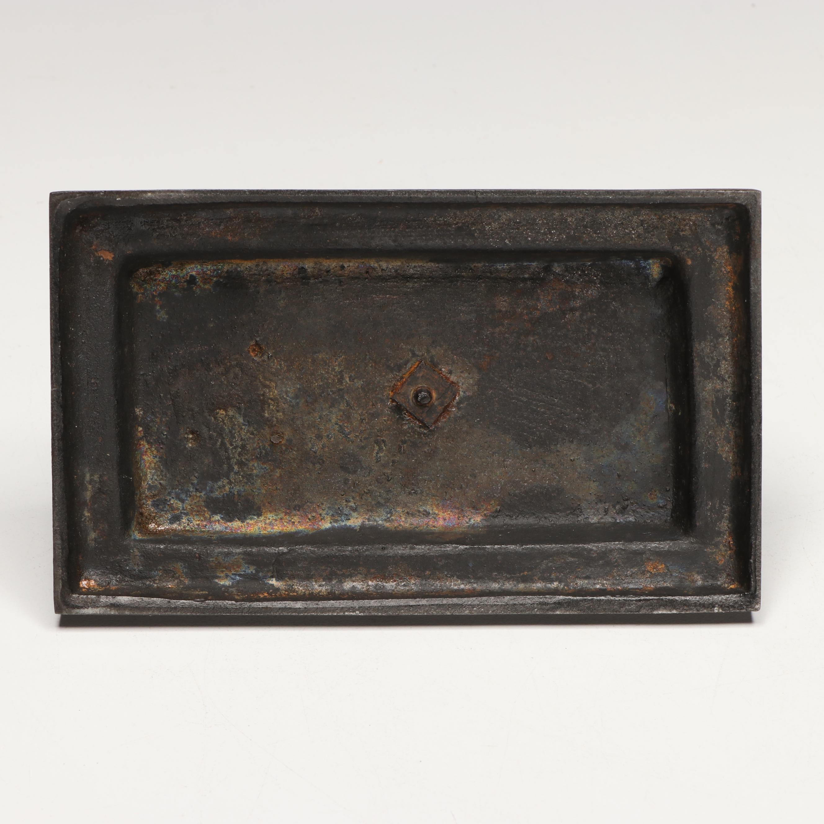 Bronze Cherub Playing with Goat Sculpture