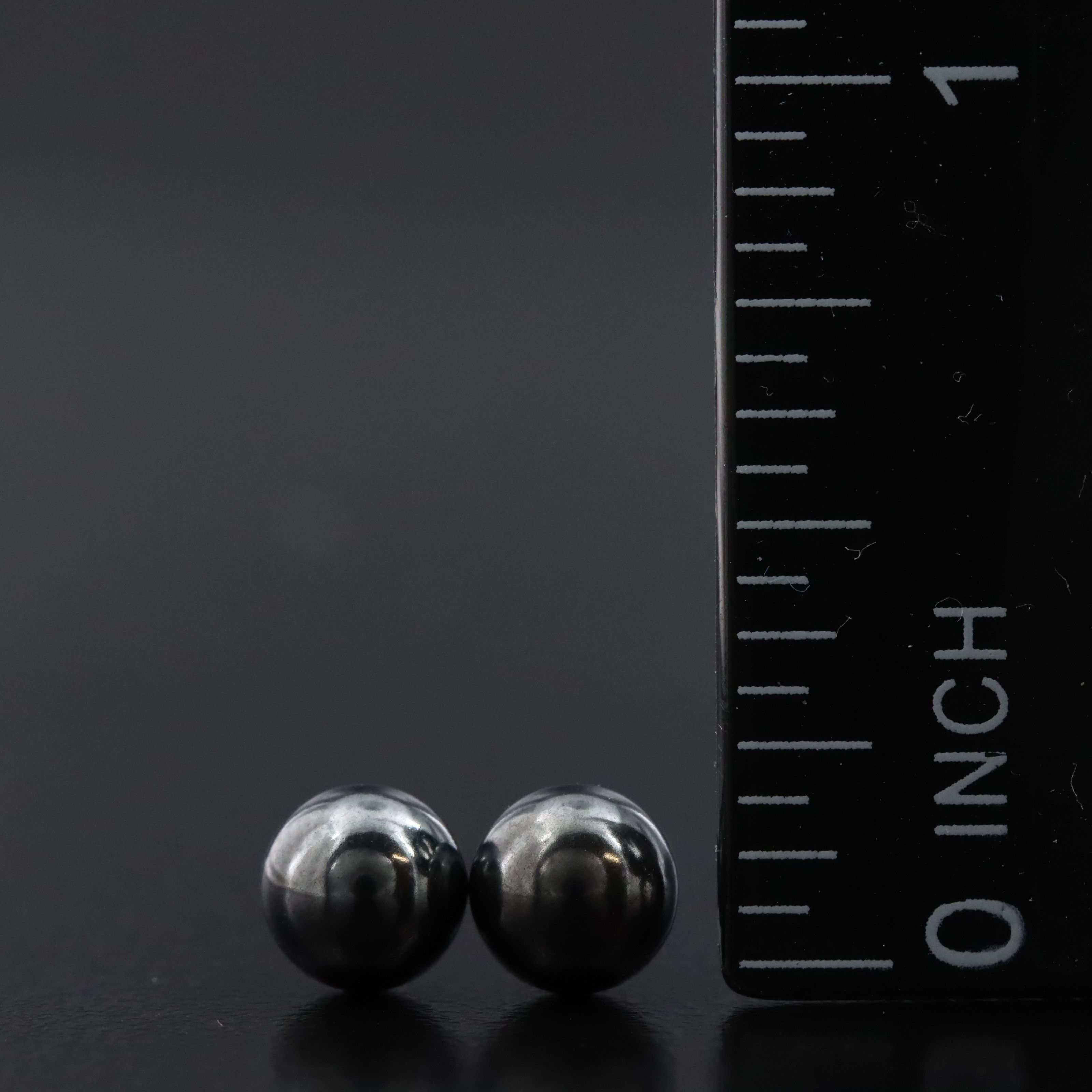 14K Hematite Stud Earrings