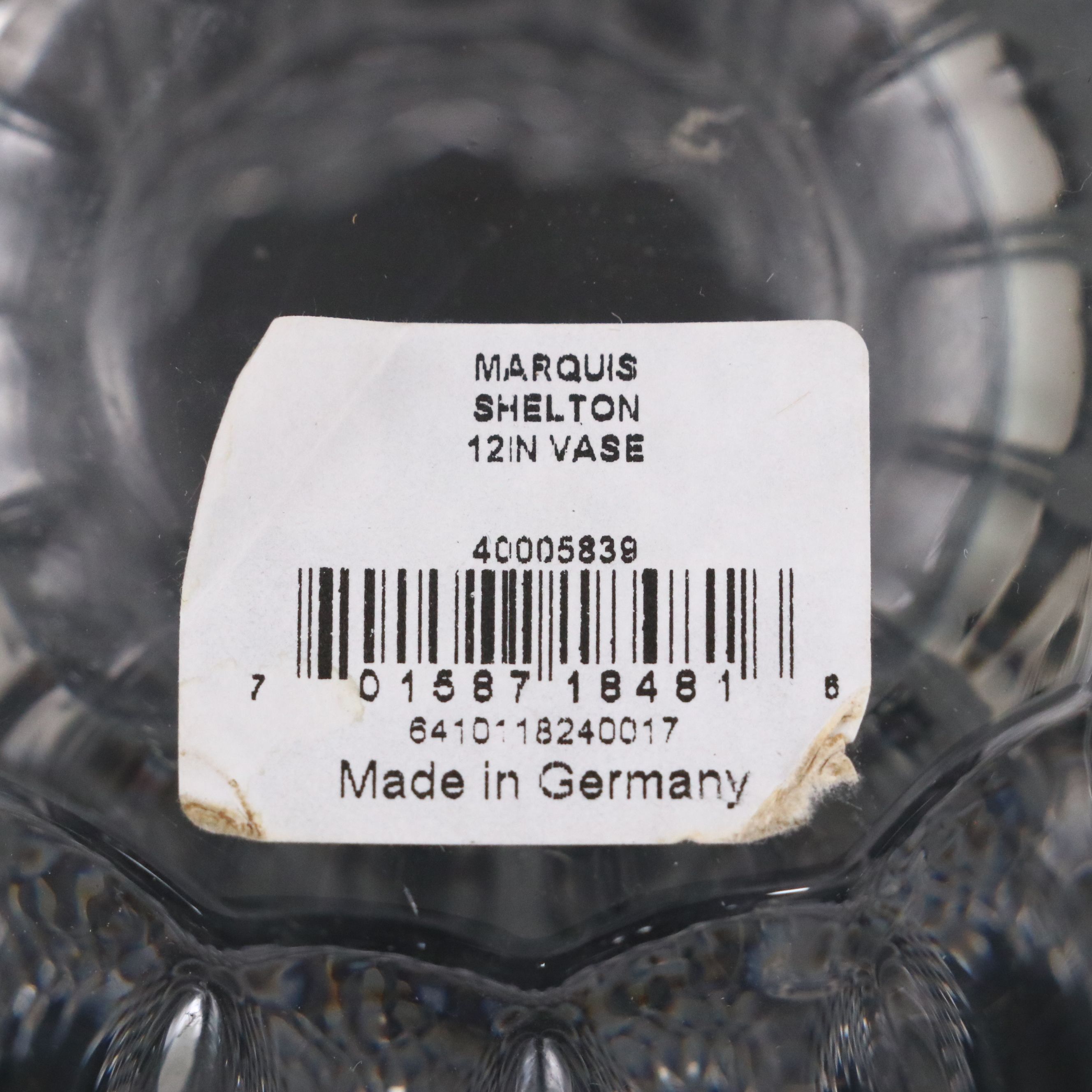 Marquis by Waterford "Shelton" Crystal Vase