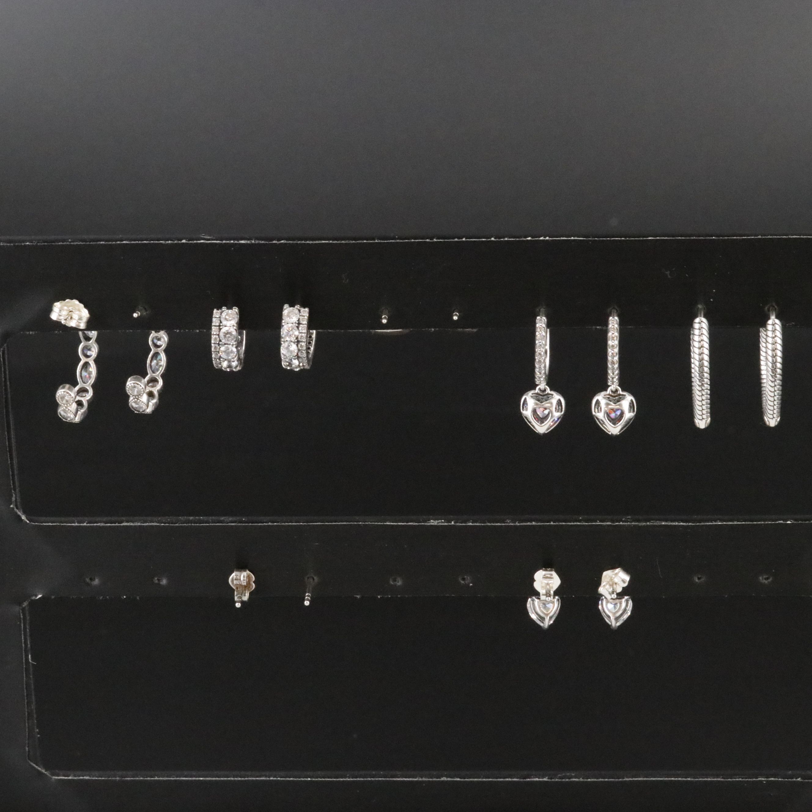 Pandora Sterling Earring Collection