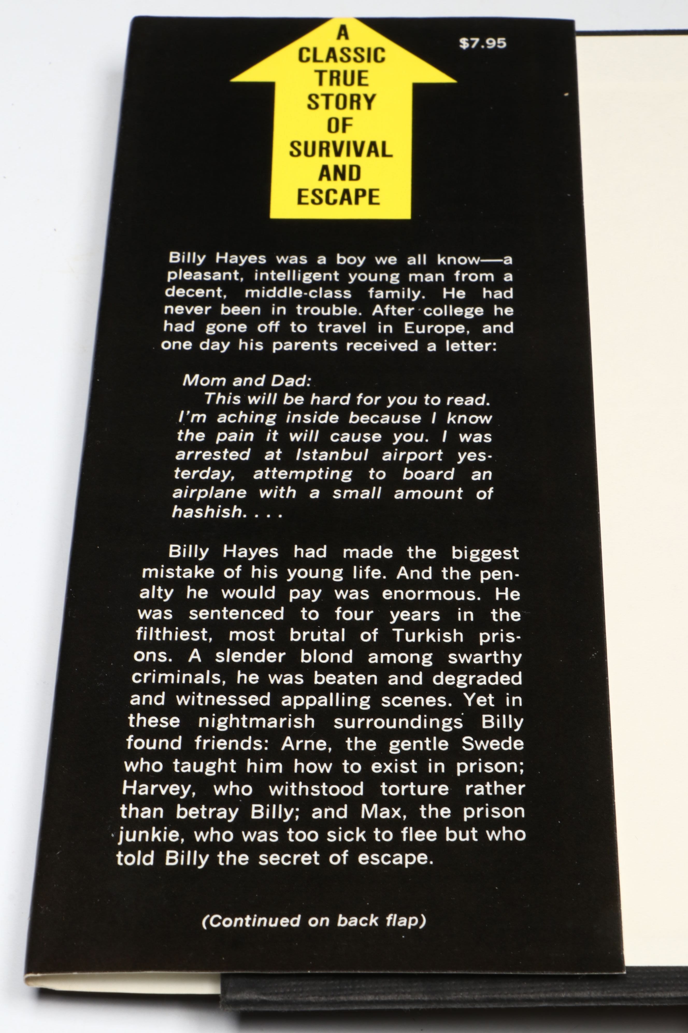 First Edition "Midnight Express" by Billy Hayes, 1977