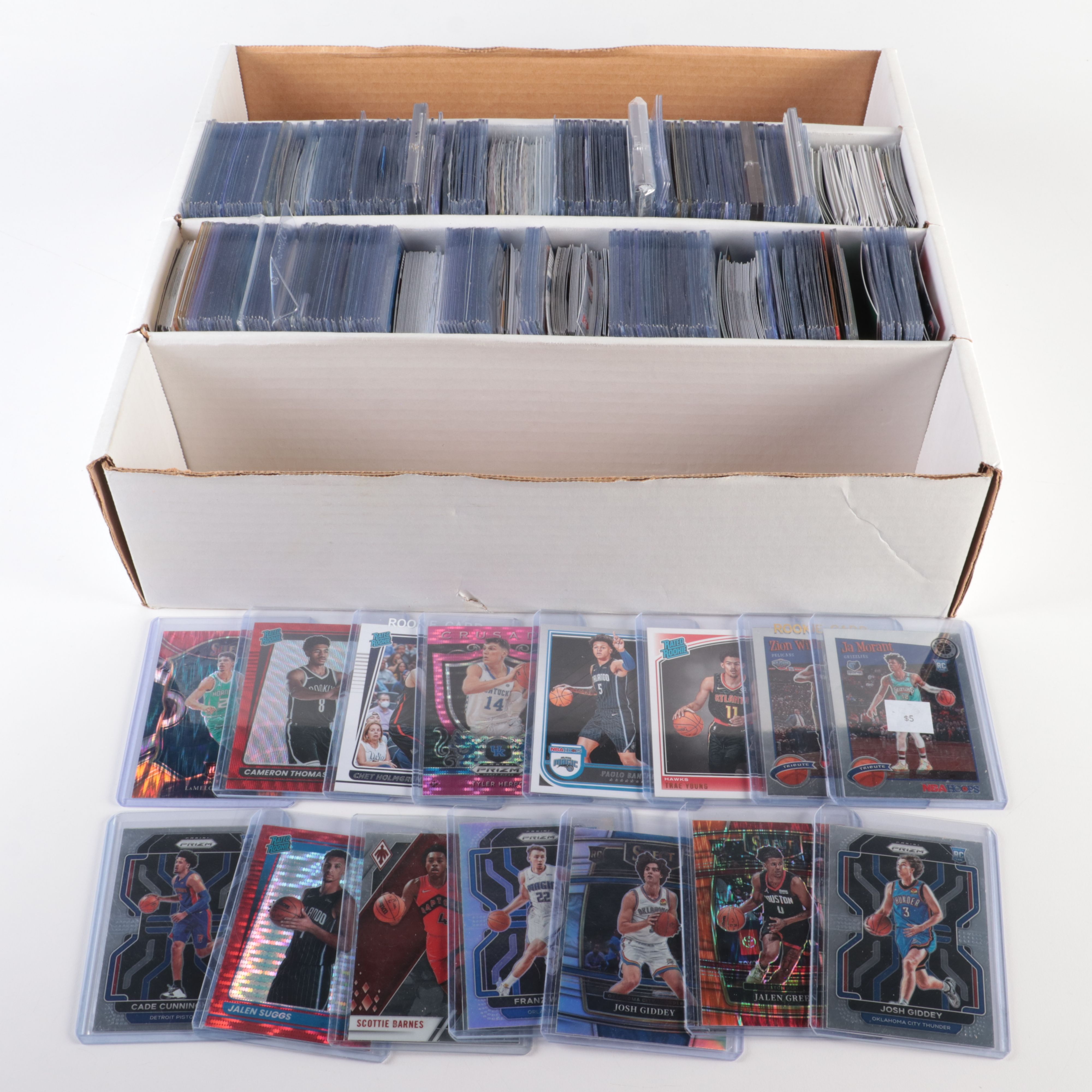 Basketball Trading Card Collection, Donruss, Topps, Prizm, and More