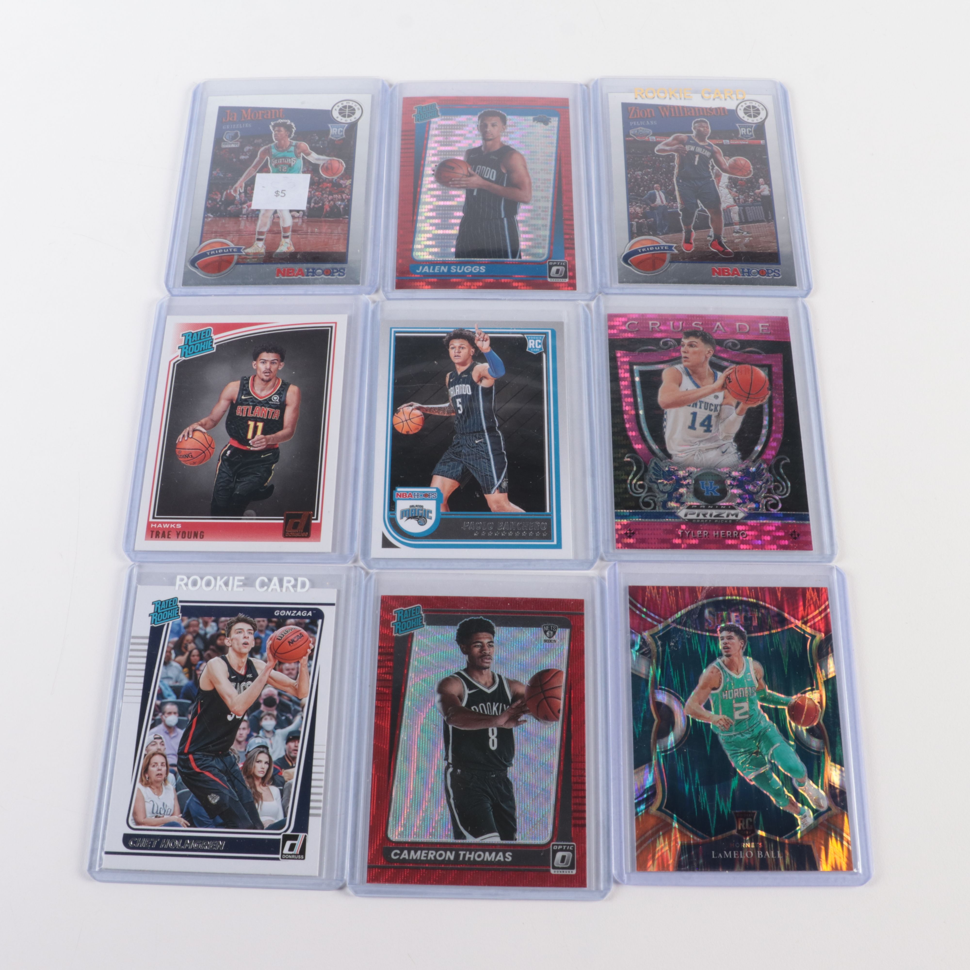 Basketball Trading Card Collection, Donruss, Topps, Prizm, and More
