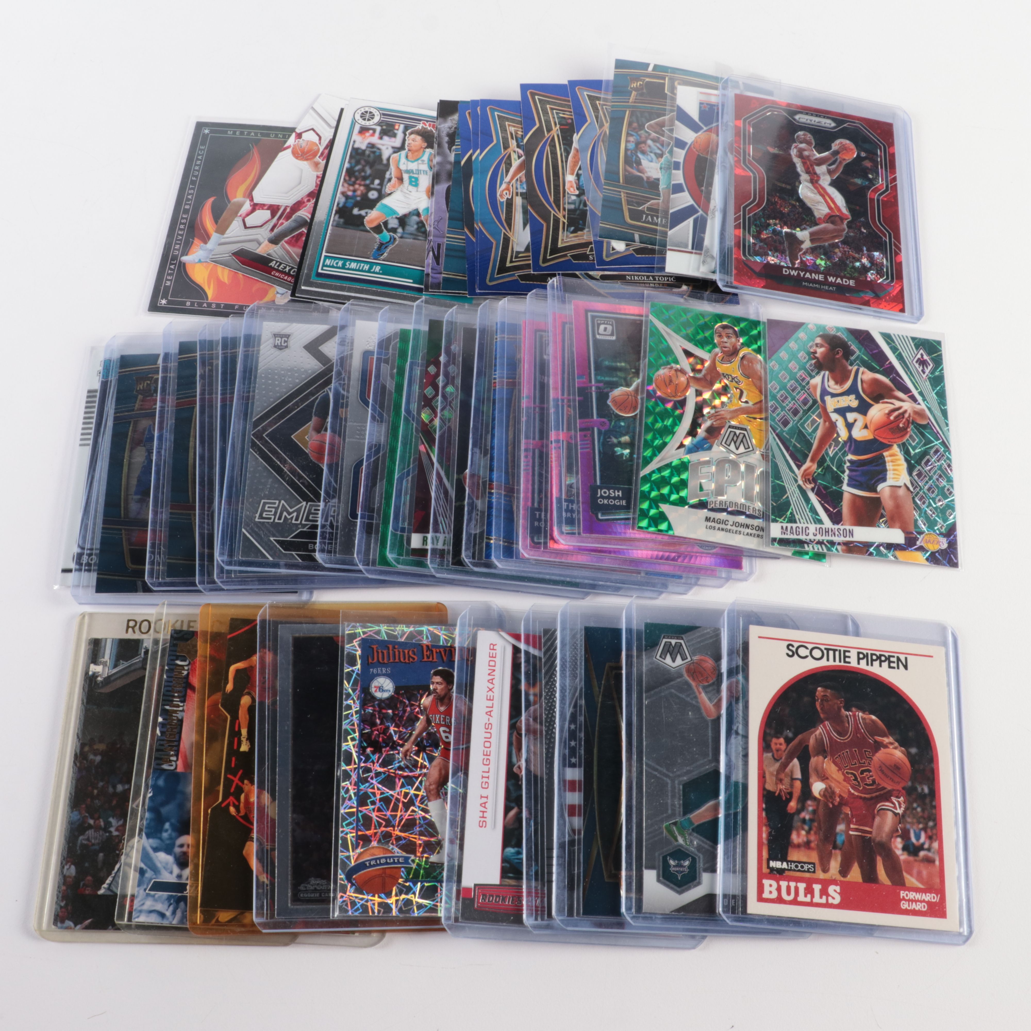 Basketball Trading Card Collection, Donruss, Topps, Prizm, and More