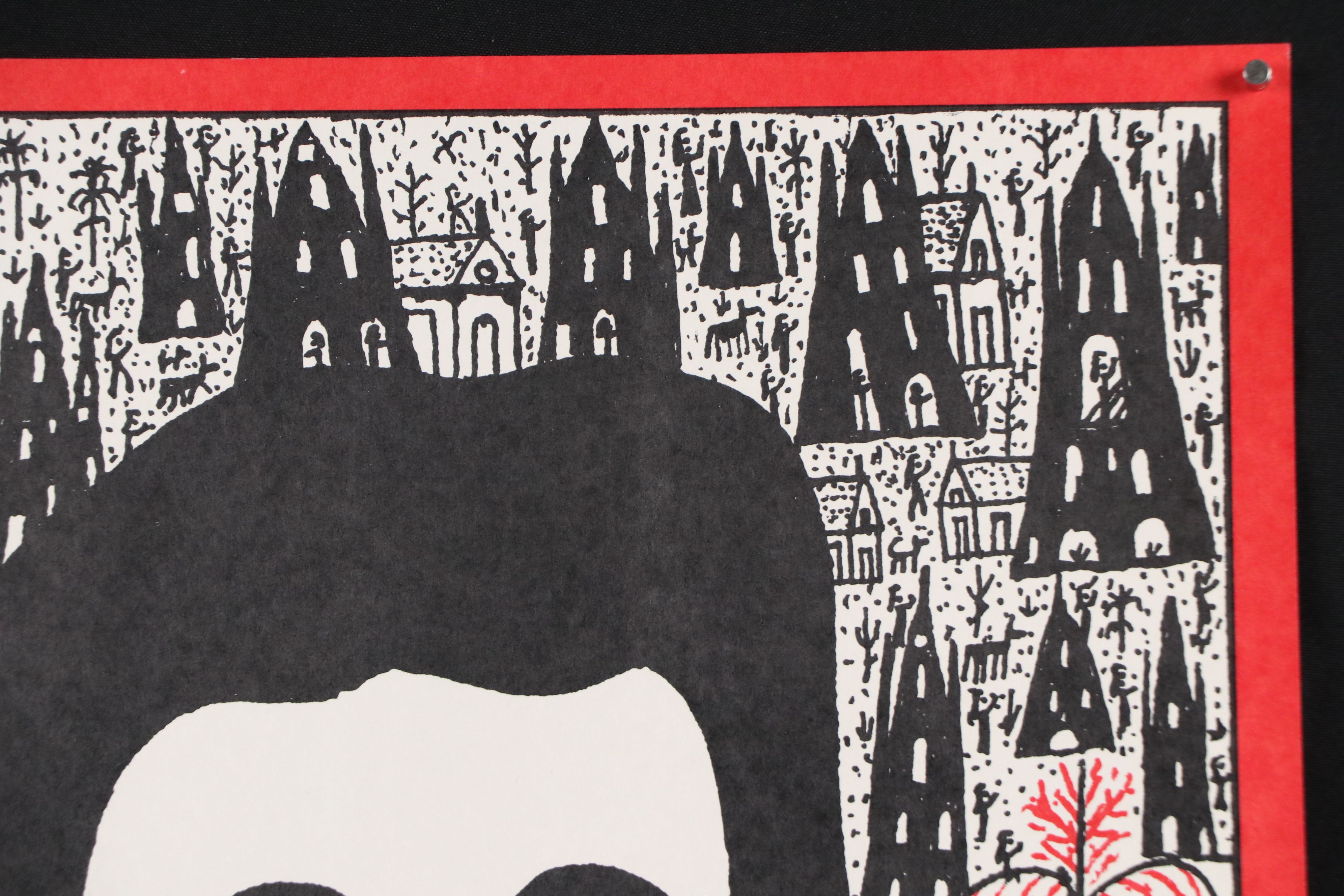 Howard Finster Lithograph "Self Portrait as a Boy"