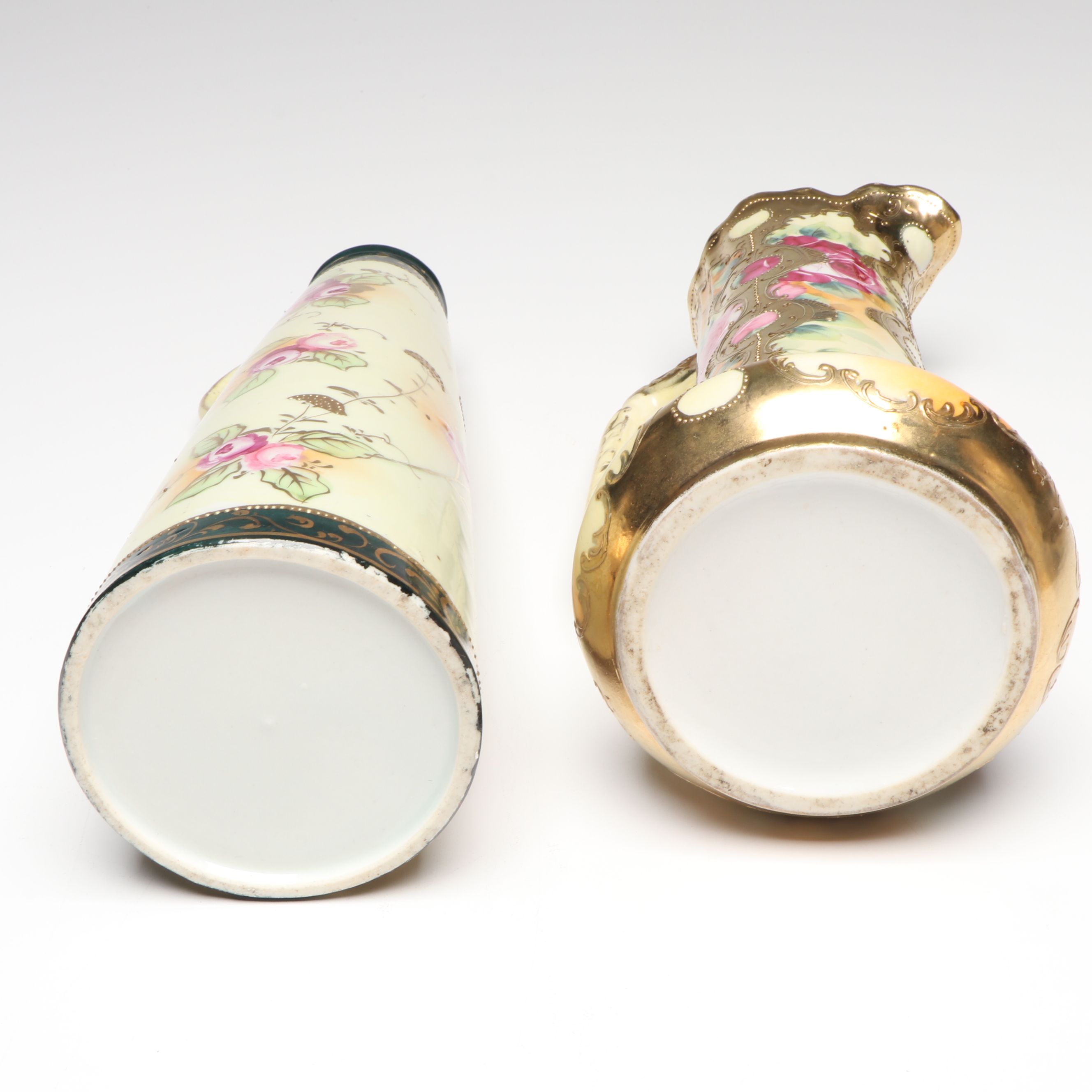 Pair of European Victorian Style Bisque Porcelain Figurines