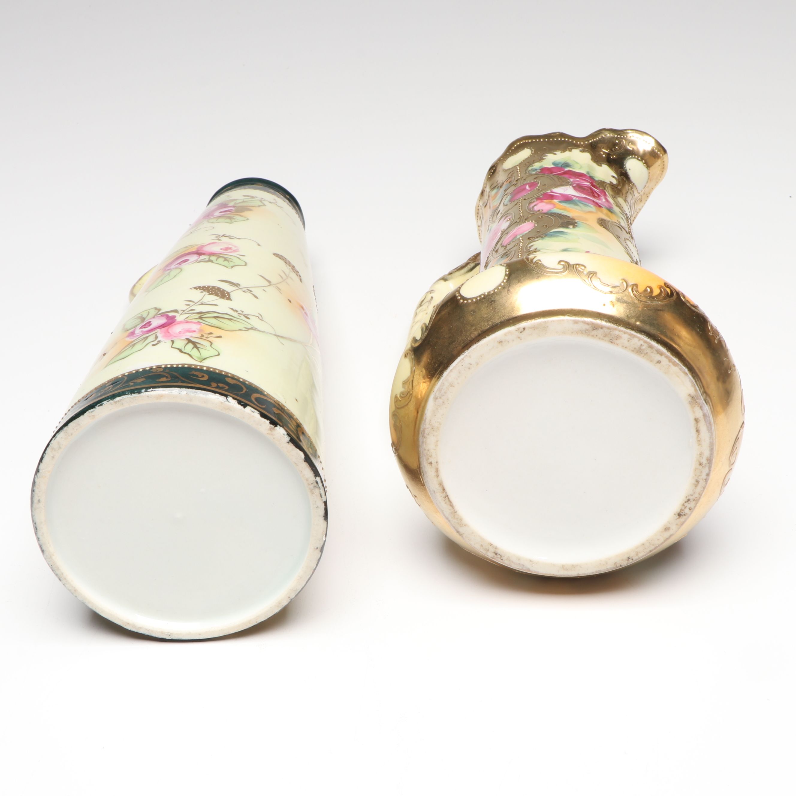 Pair of European Victorian Style Bisque Porcelain Figurines