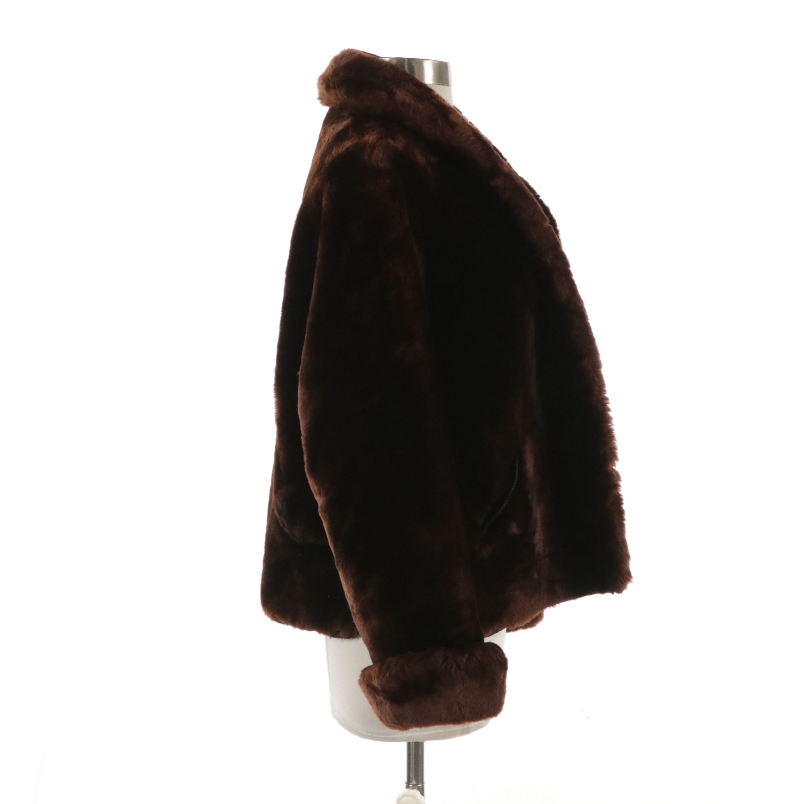 Jacques Heim Beau Mouton Swing Jacket in Sheared Lamb Fur, circa 1960