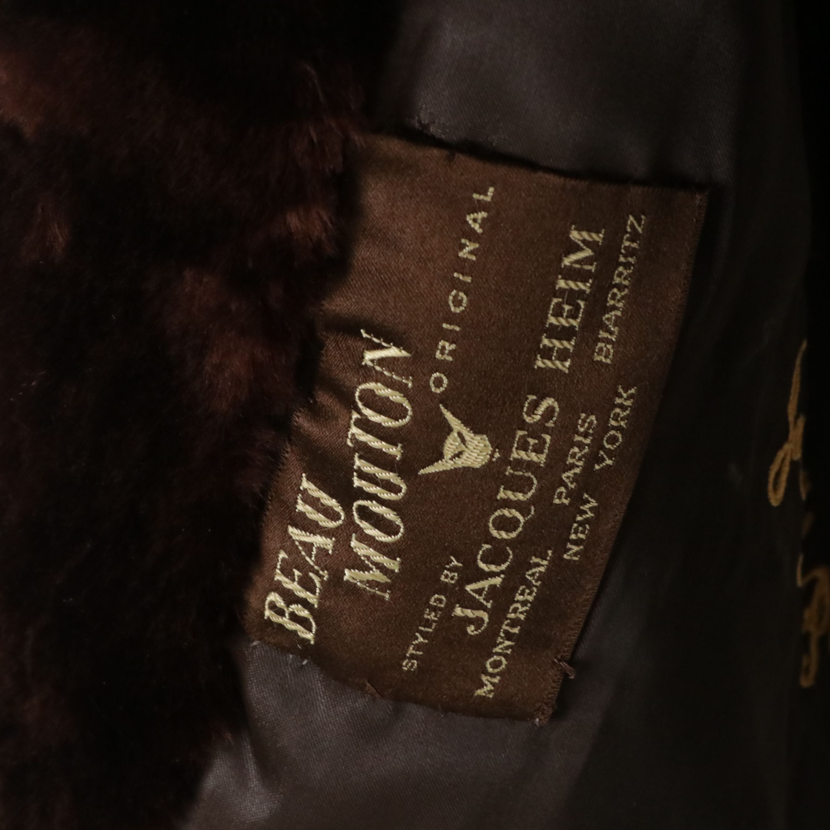 Jacques Heim Beau Mouton Swing Jacket in Sheared Lamb Fur, circa 1960