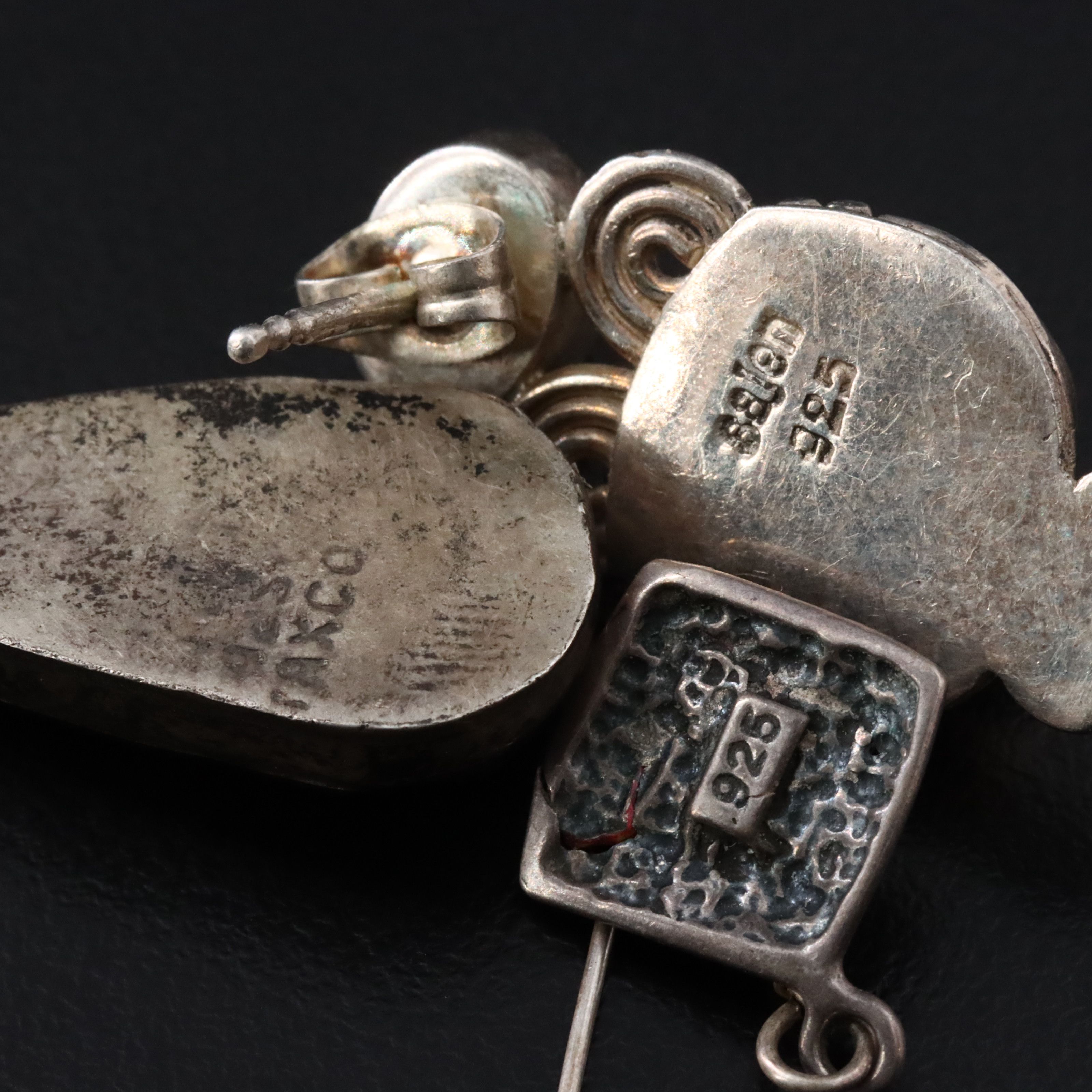 Sajen and Taxco and Amethyst Featured in Sterling Earring Collection