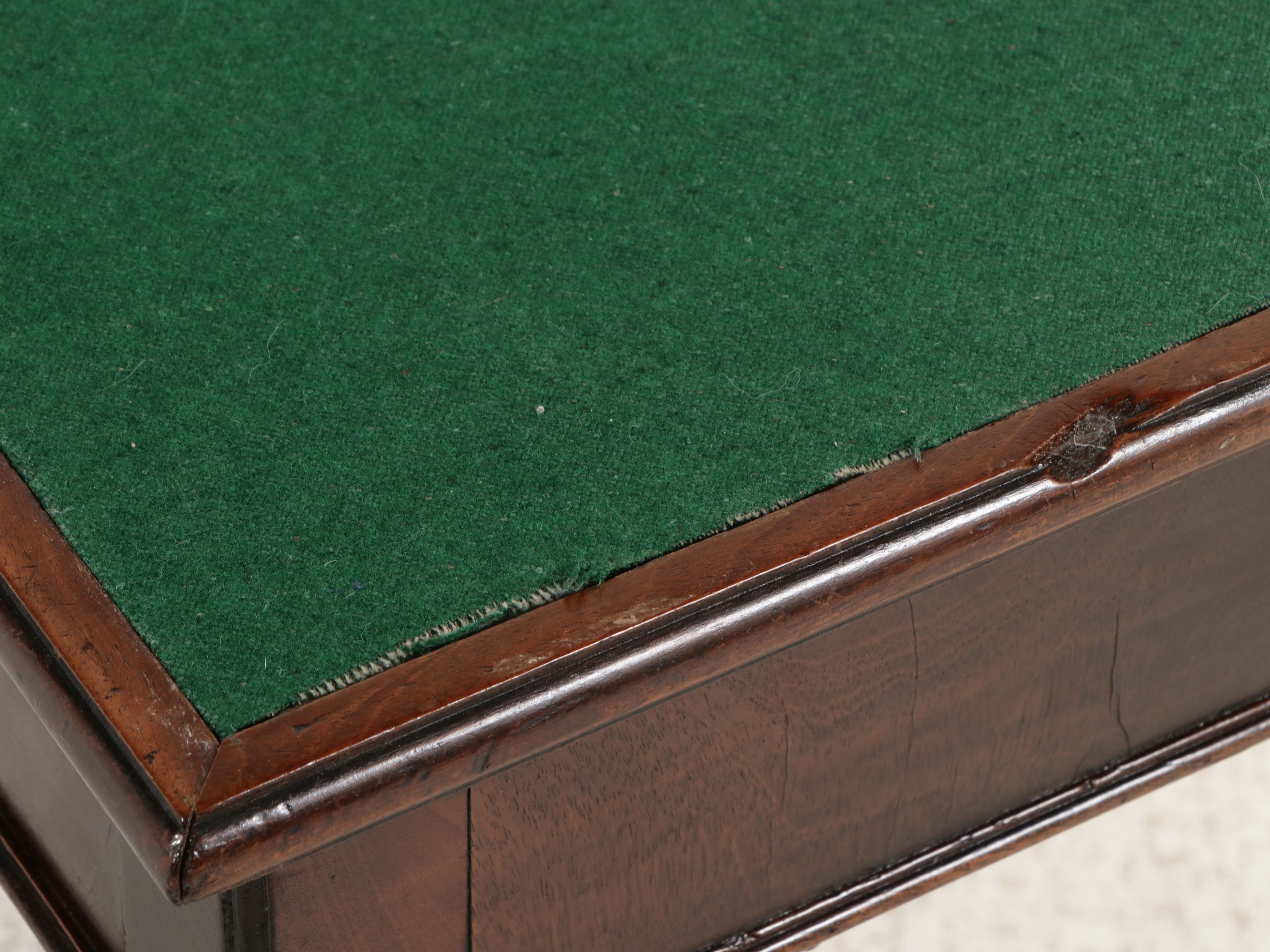 Chippendale Style Mahogany Flip-Top Games Table, 19th Century