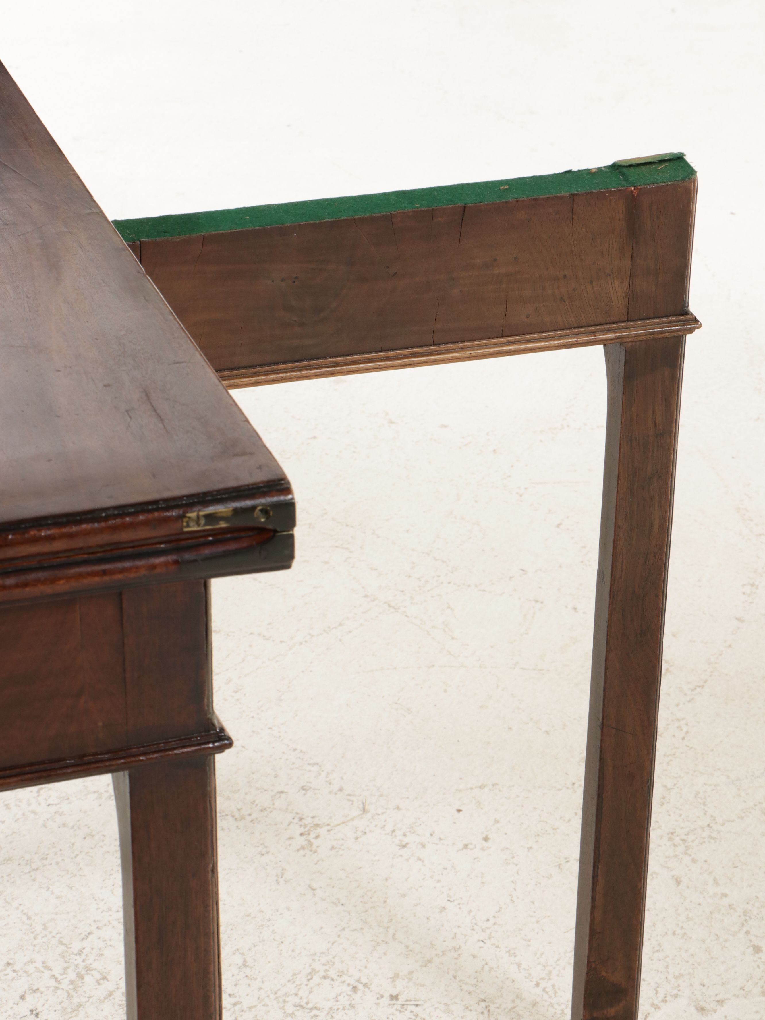 Chippendale Style Mahogany Flip-Top Games Table, 19th Century