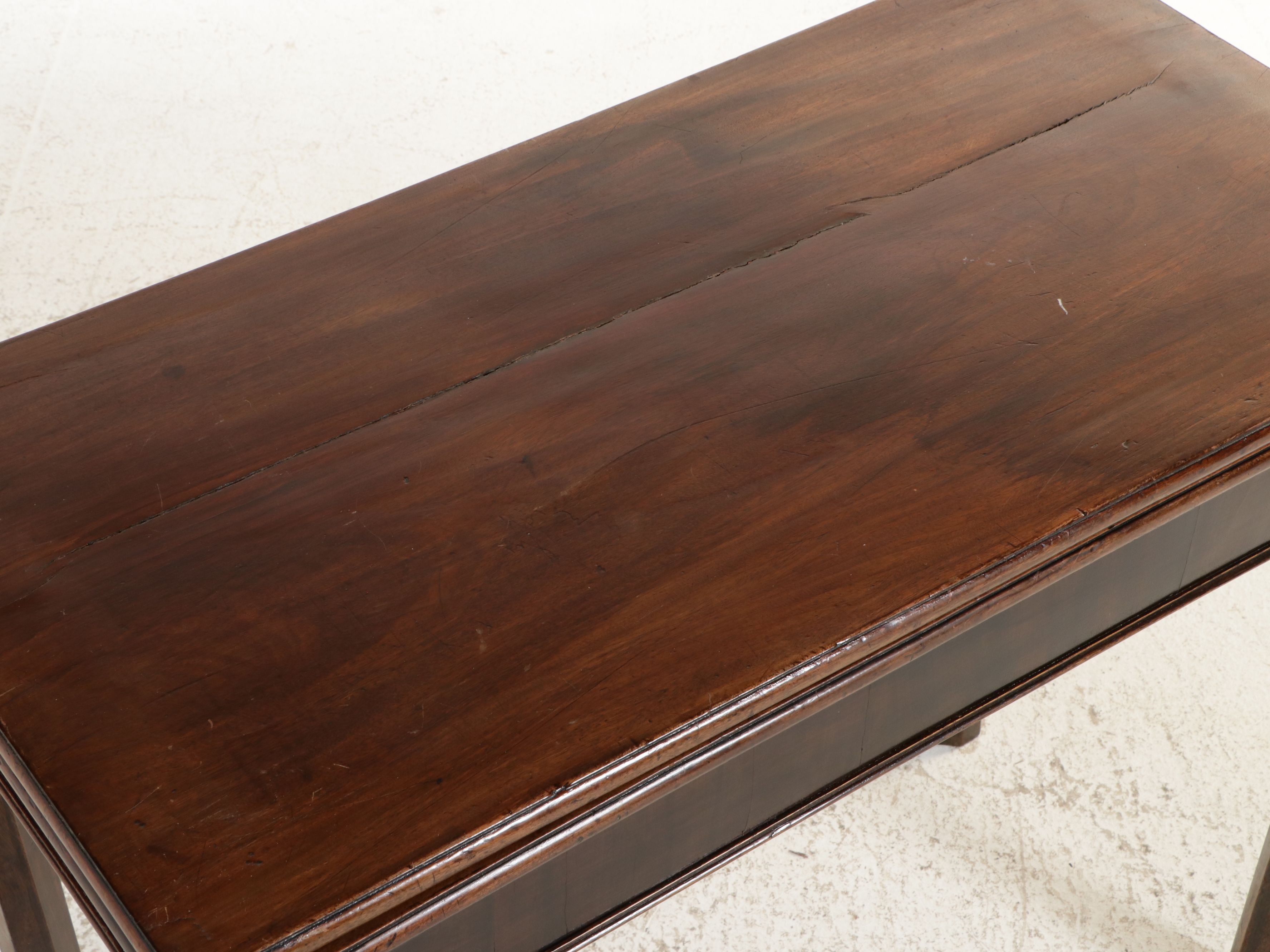 Chippendale Style Mahogany Flip-Top Games Table, 19th Century