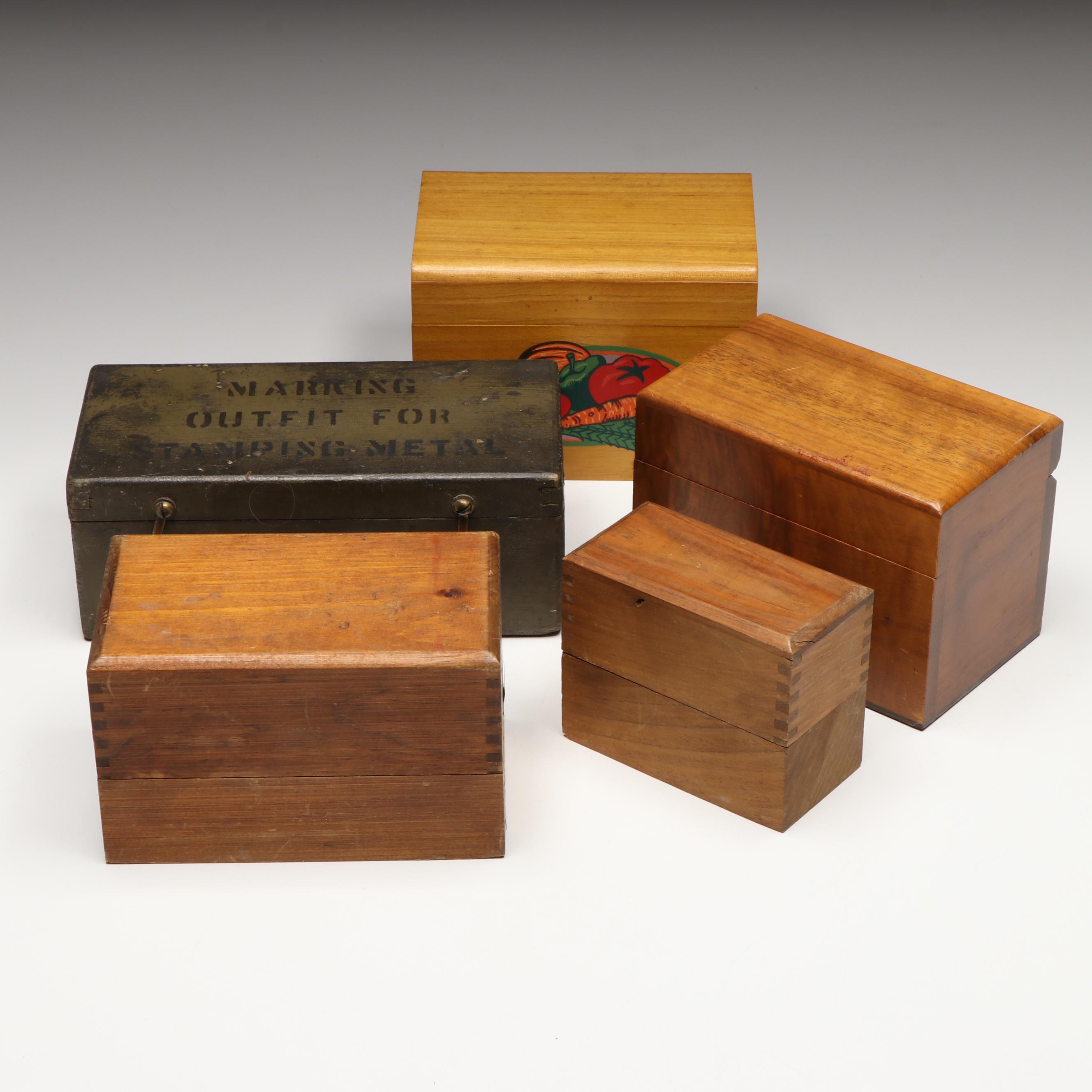 U.S. WWI Era Dog Tag Stamping Kit and More Stamp Sets, Early to Mid-20th Century