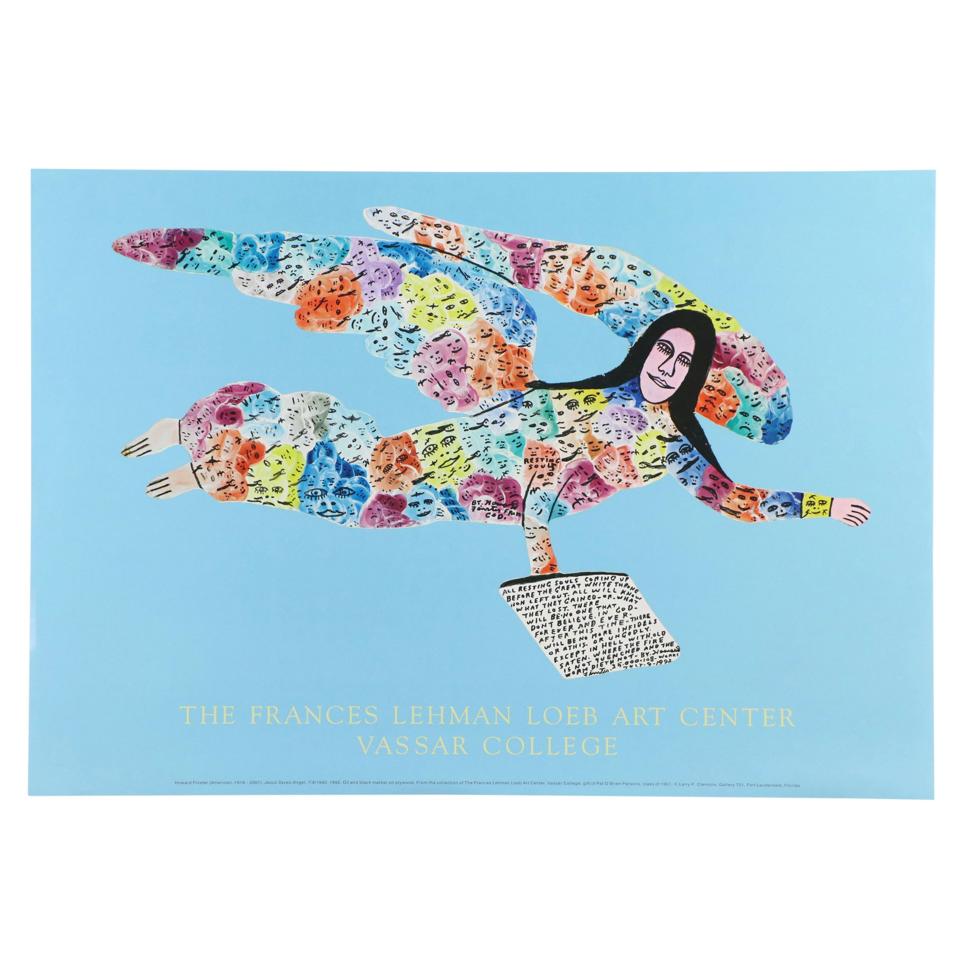 After Howard Finster Offset Lithograph Posters, Late 20th Century