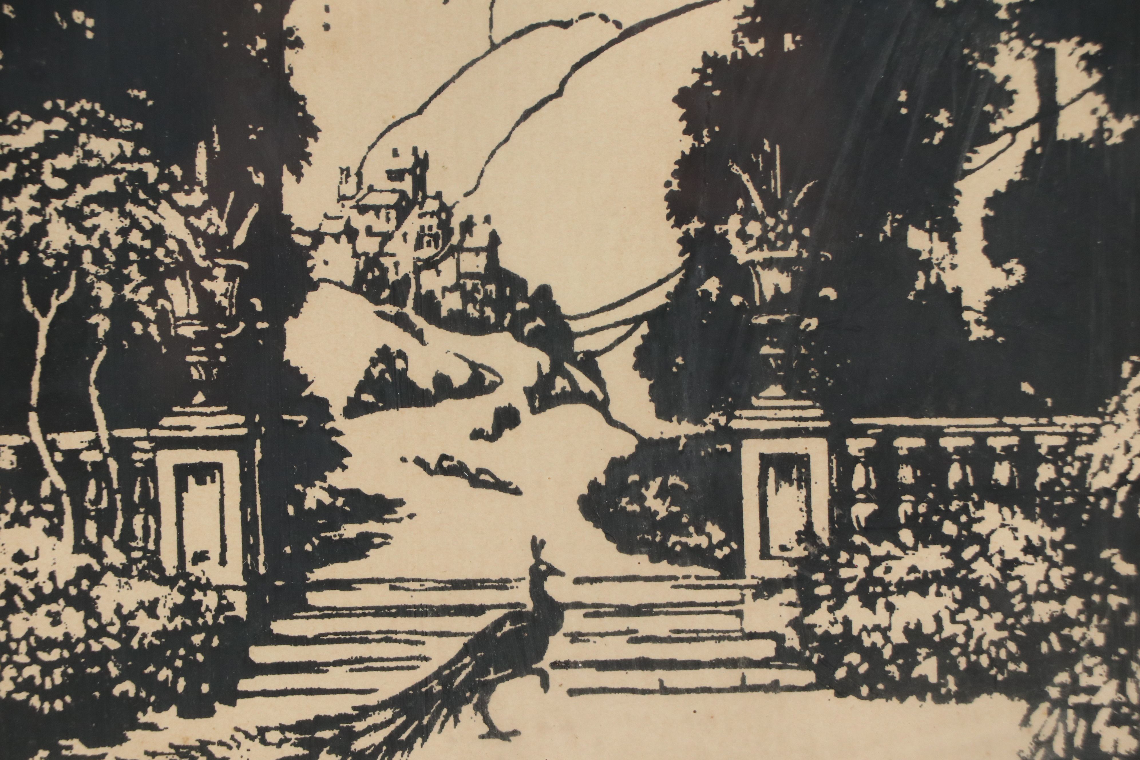 Magdalena W. Tolson Serigraph "A Fantasy," 20th Century