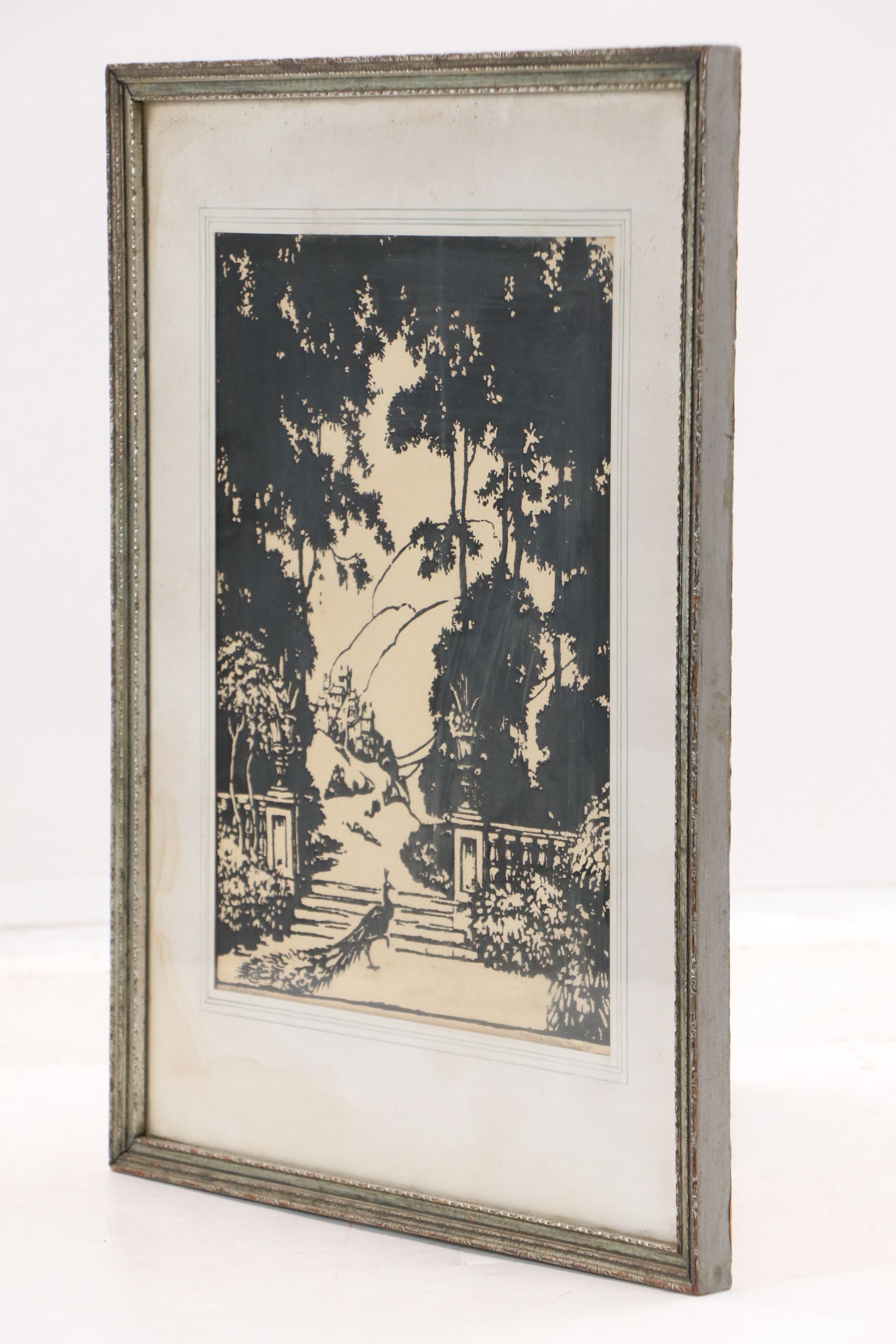 Magdalena W. Tolson Serigraph "A Fantasy," 20th Century