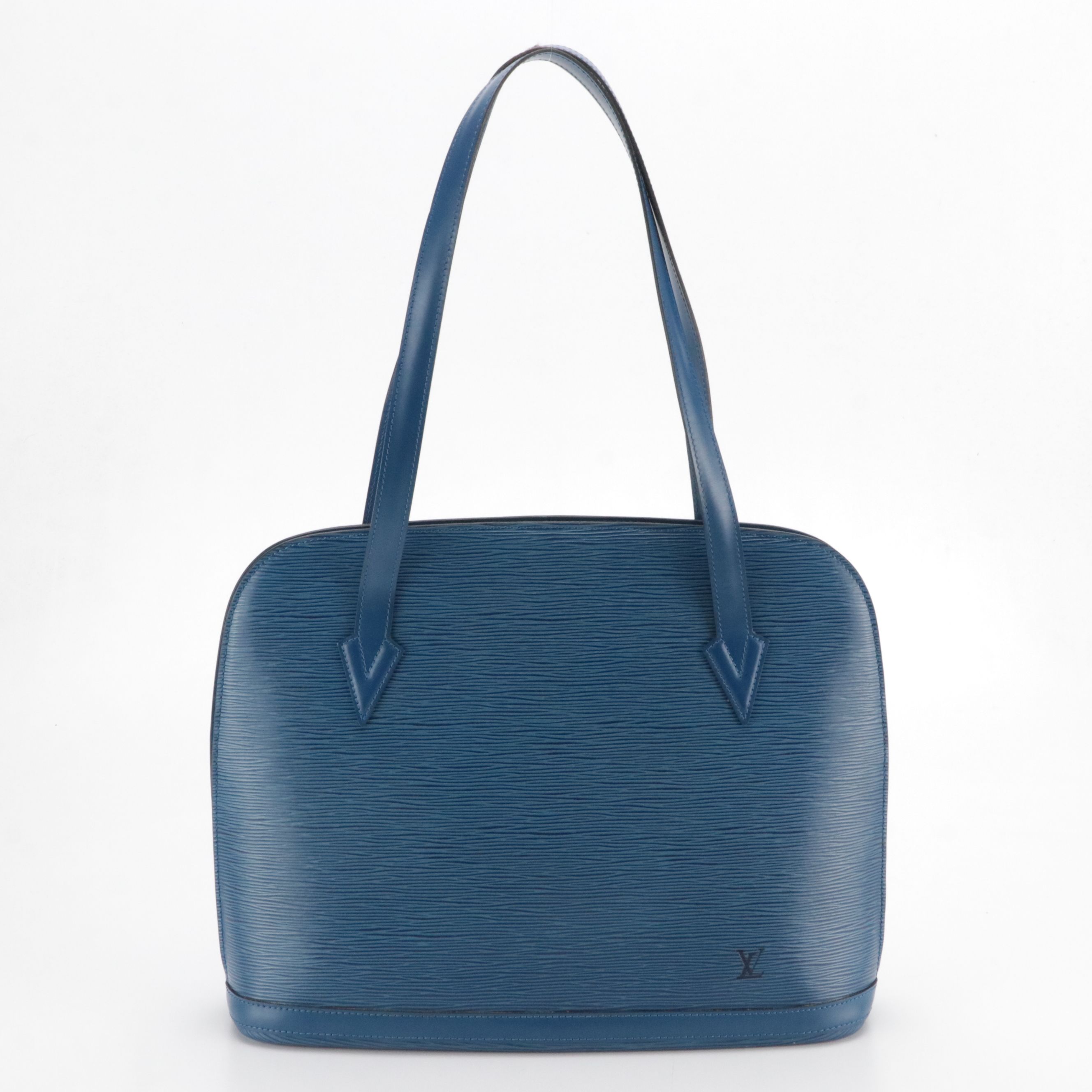 Louis Vuitton Lussac Shoulder Bag in Toledo Blue Epi Leather