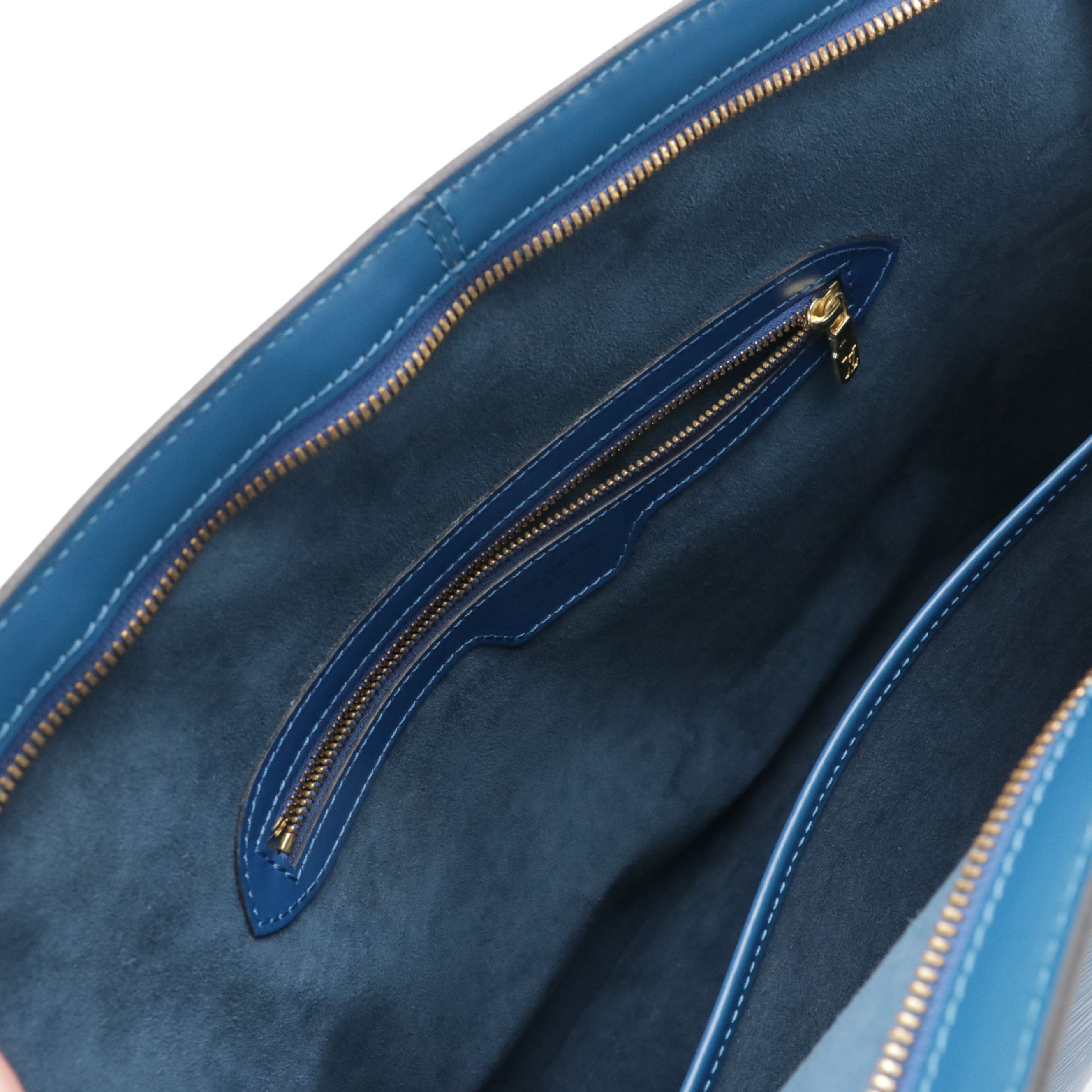 Louis Vuitton Lussac Shoulder Bag in Toledo Blue Epi Leather