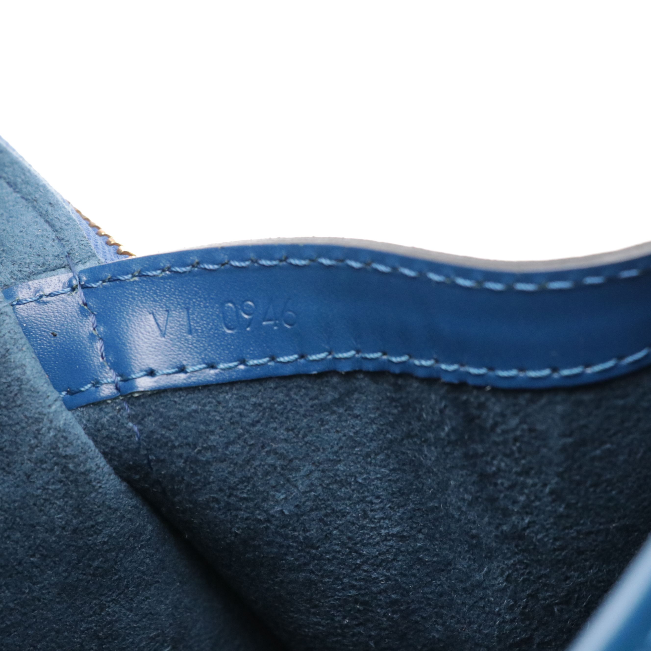 Louis Vuitton Lussac Shoulder Bag in Toledo Blue Epi Leather