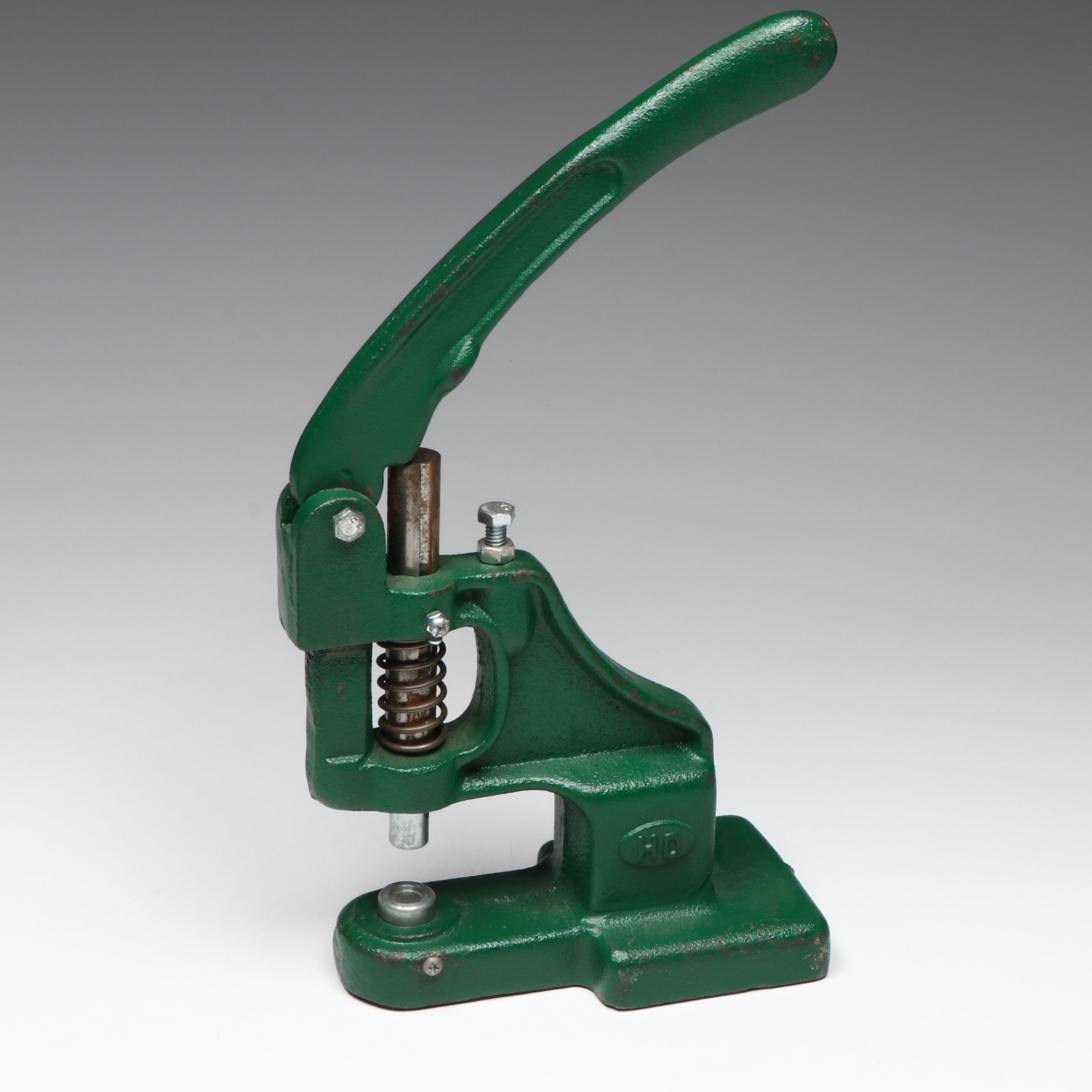 Cast Iron Hand Rivet Press with Grommets, Rivets and Snaps in Organizer