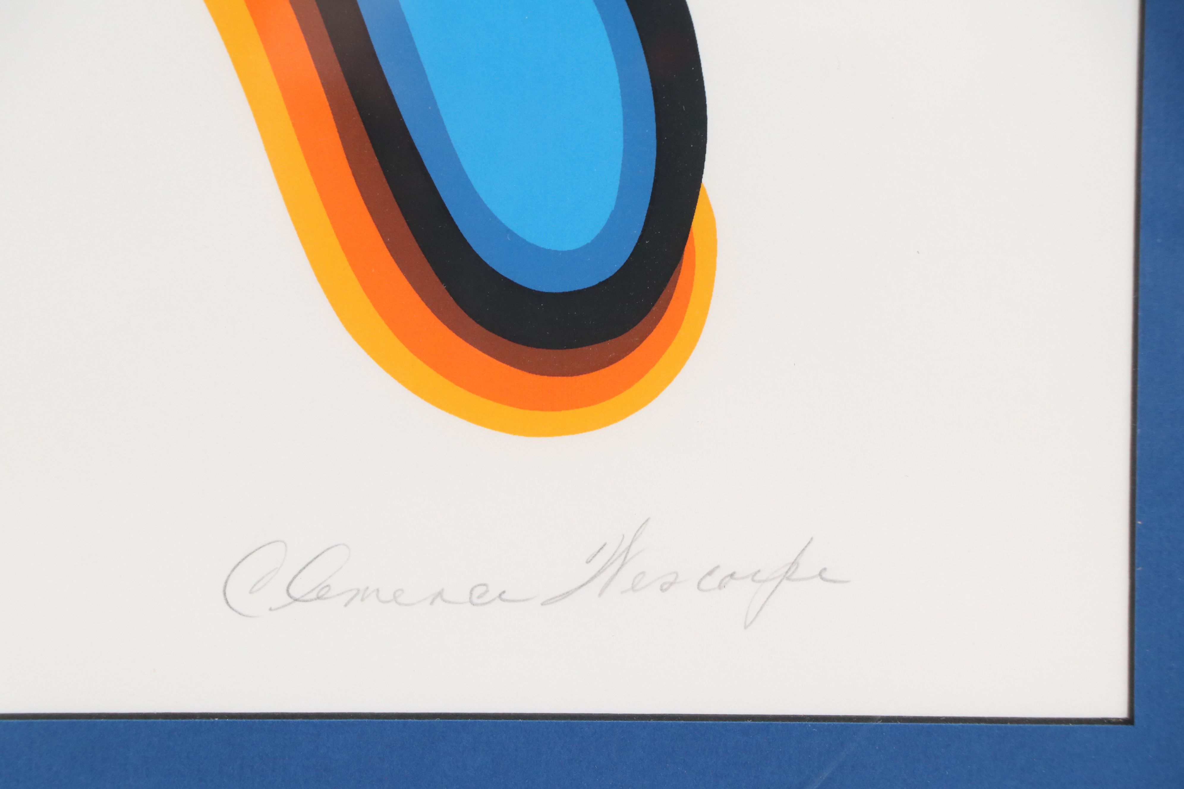 Clemence Wescoupe Serigraph "Morning Birds"