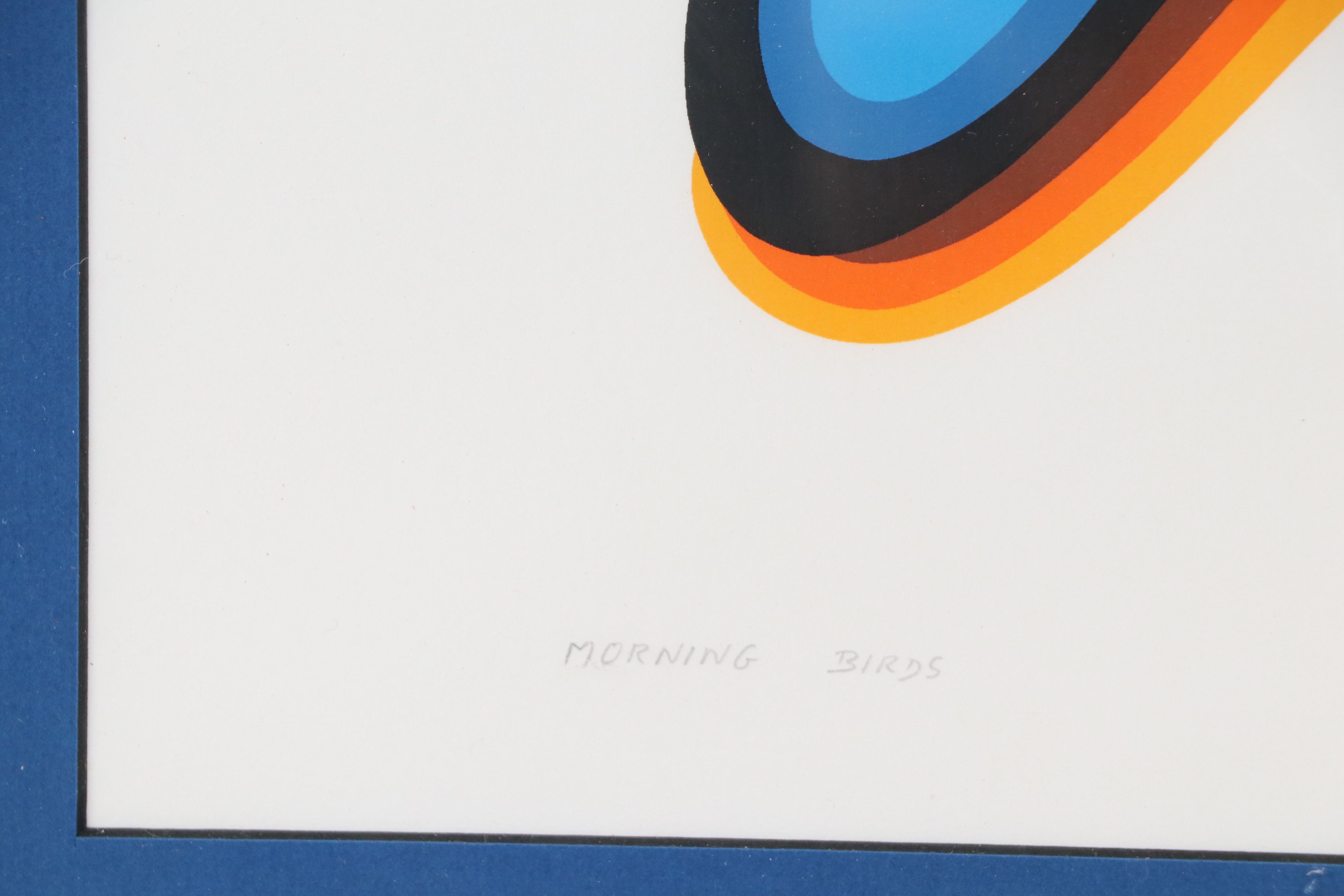 Clemence Wescoupe Serigraph "Morning Birds"