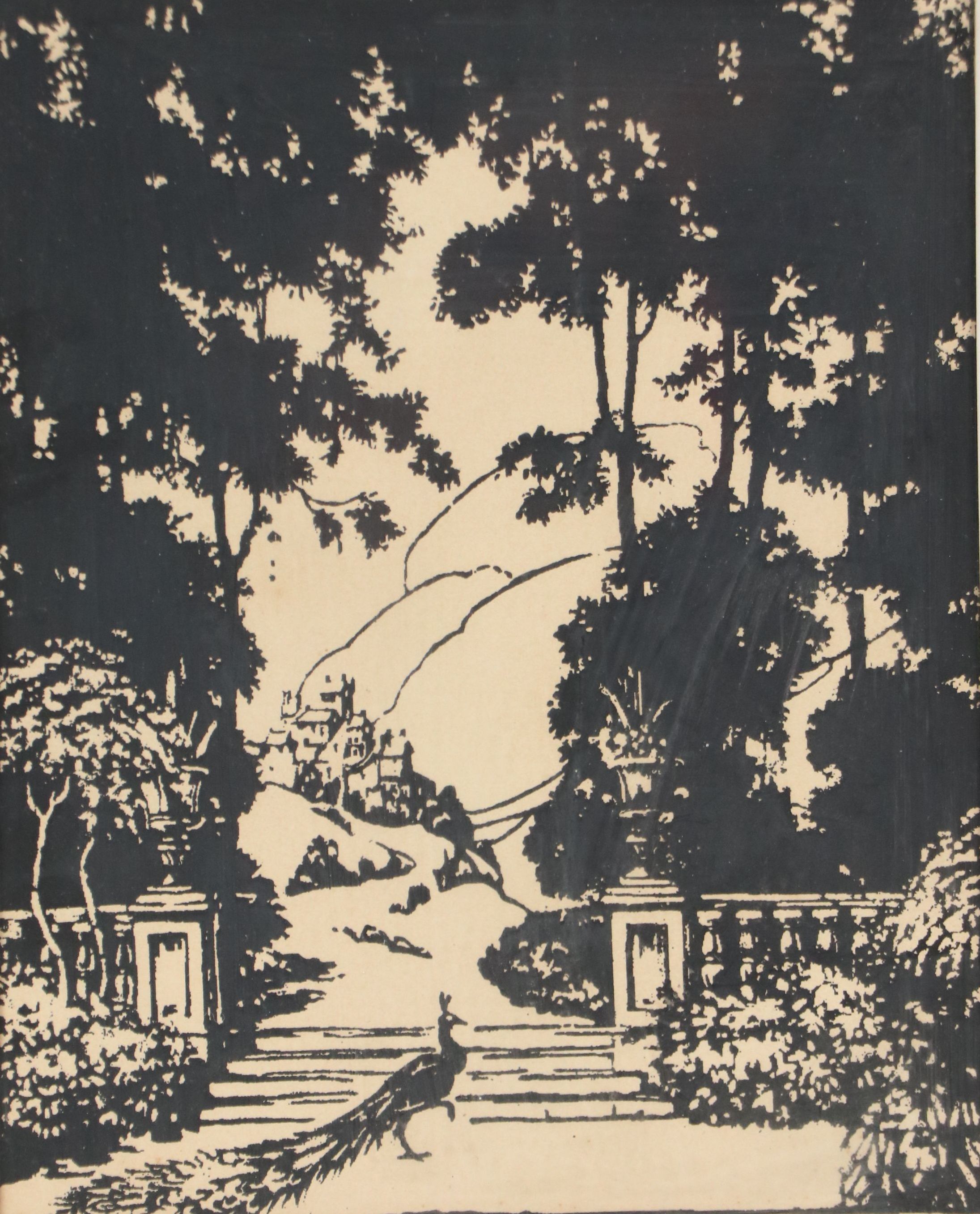 Magdalena W. Tolson Serigraph "A Fantasy," 20th Century