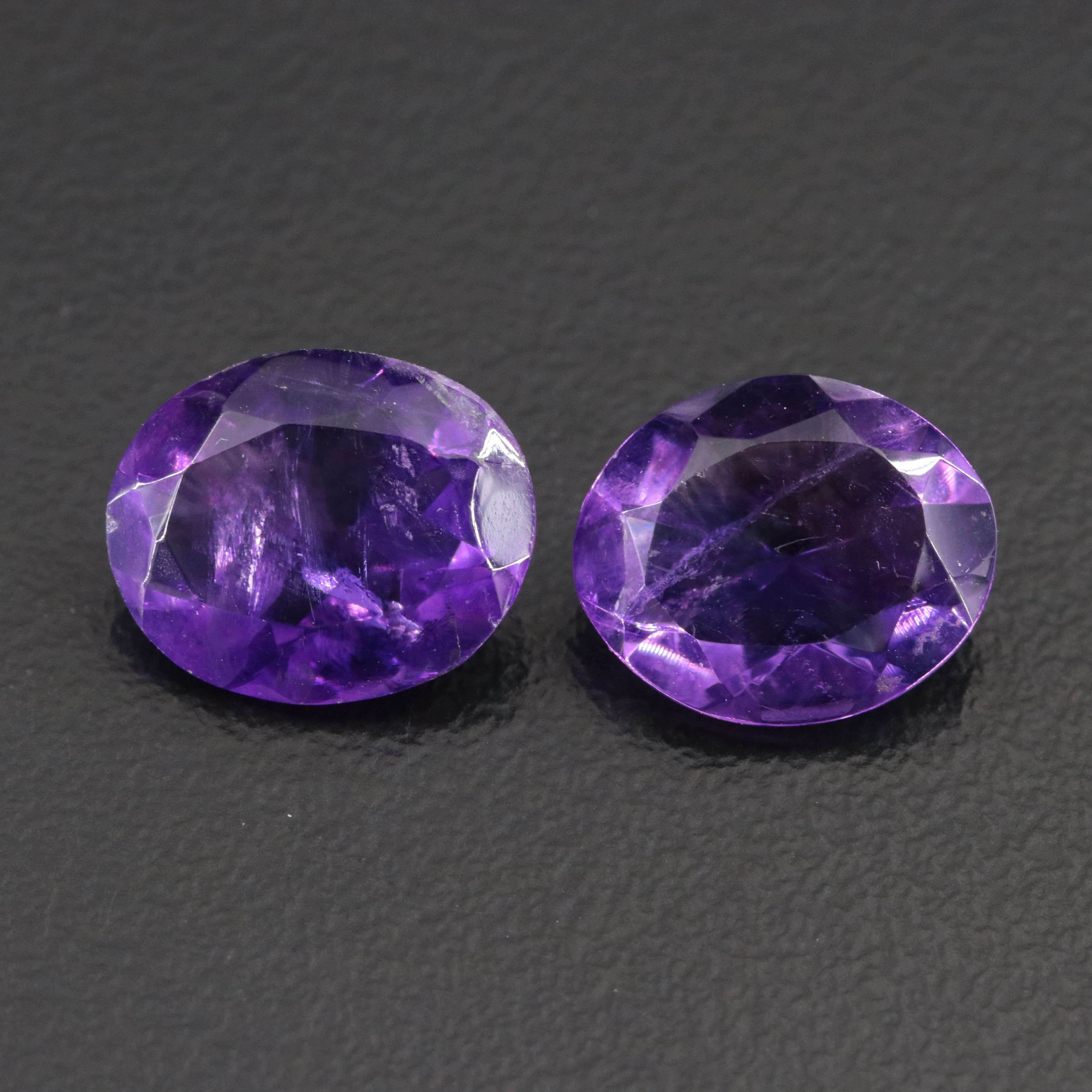Loose 5.54 CTW Amethysts