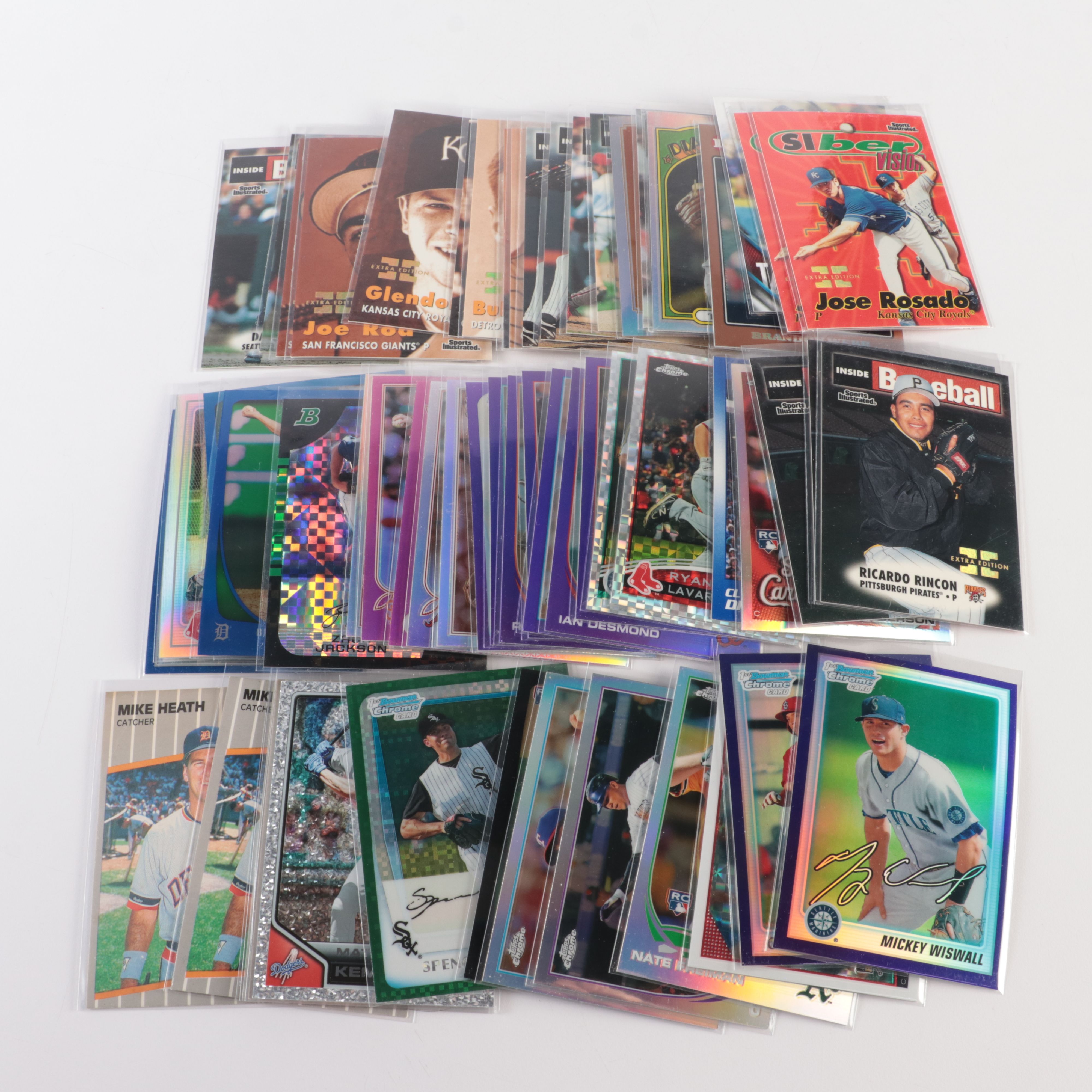 Collection of Football, Baseball, Basketball, and Racing Trading Cards