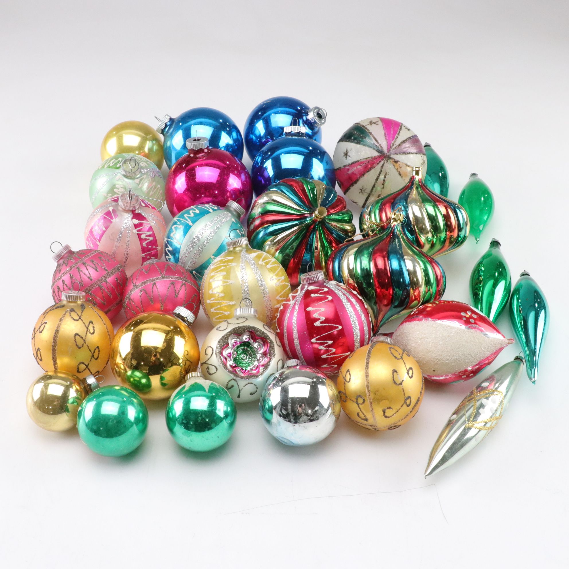 Glass Christmas Ornaments with Shiny Brite and More