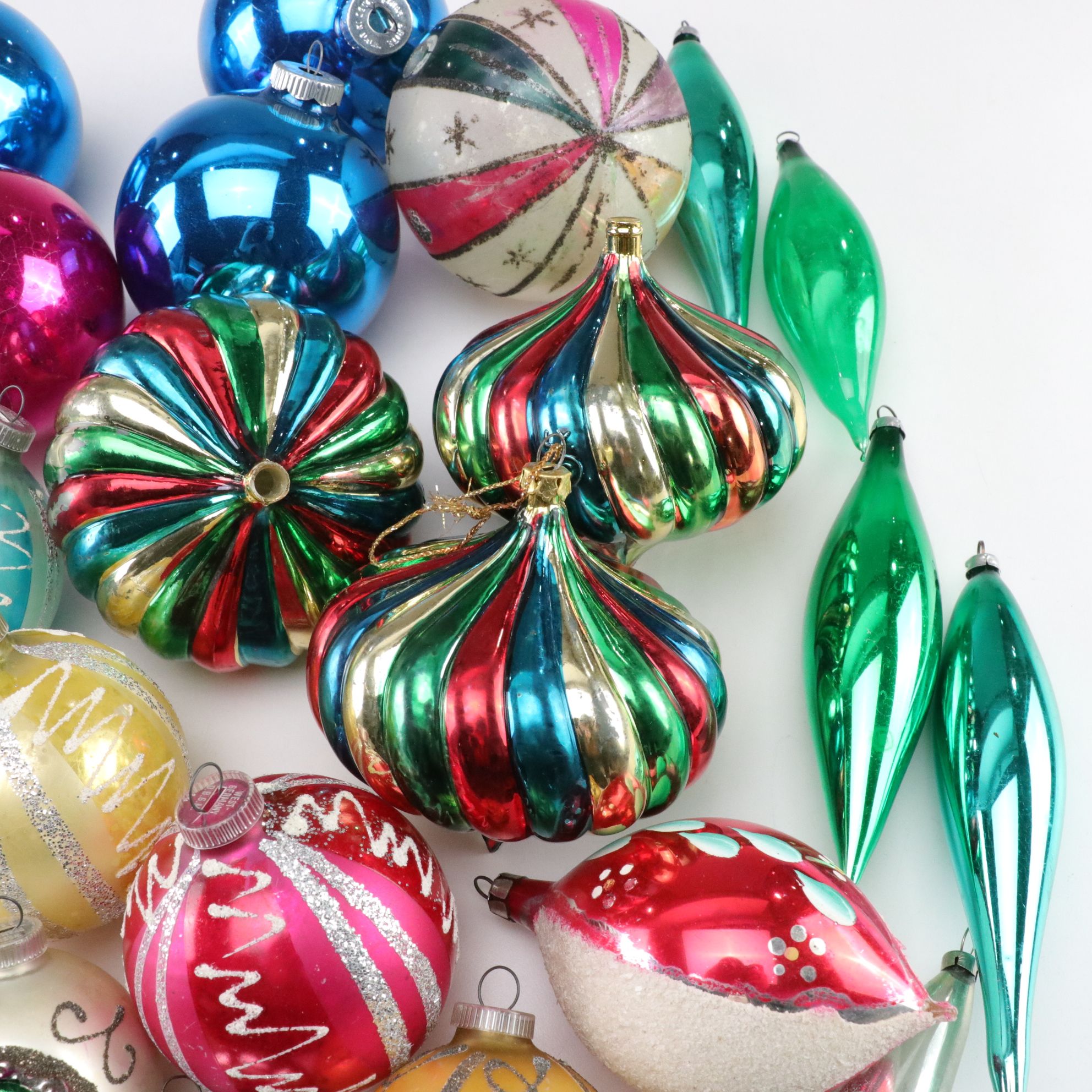 Glass Christmas Ornaments with Shiny Brite and More