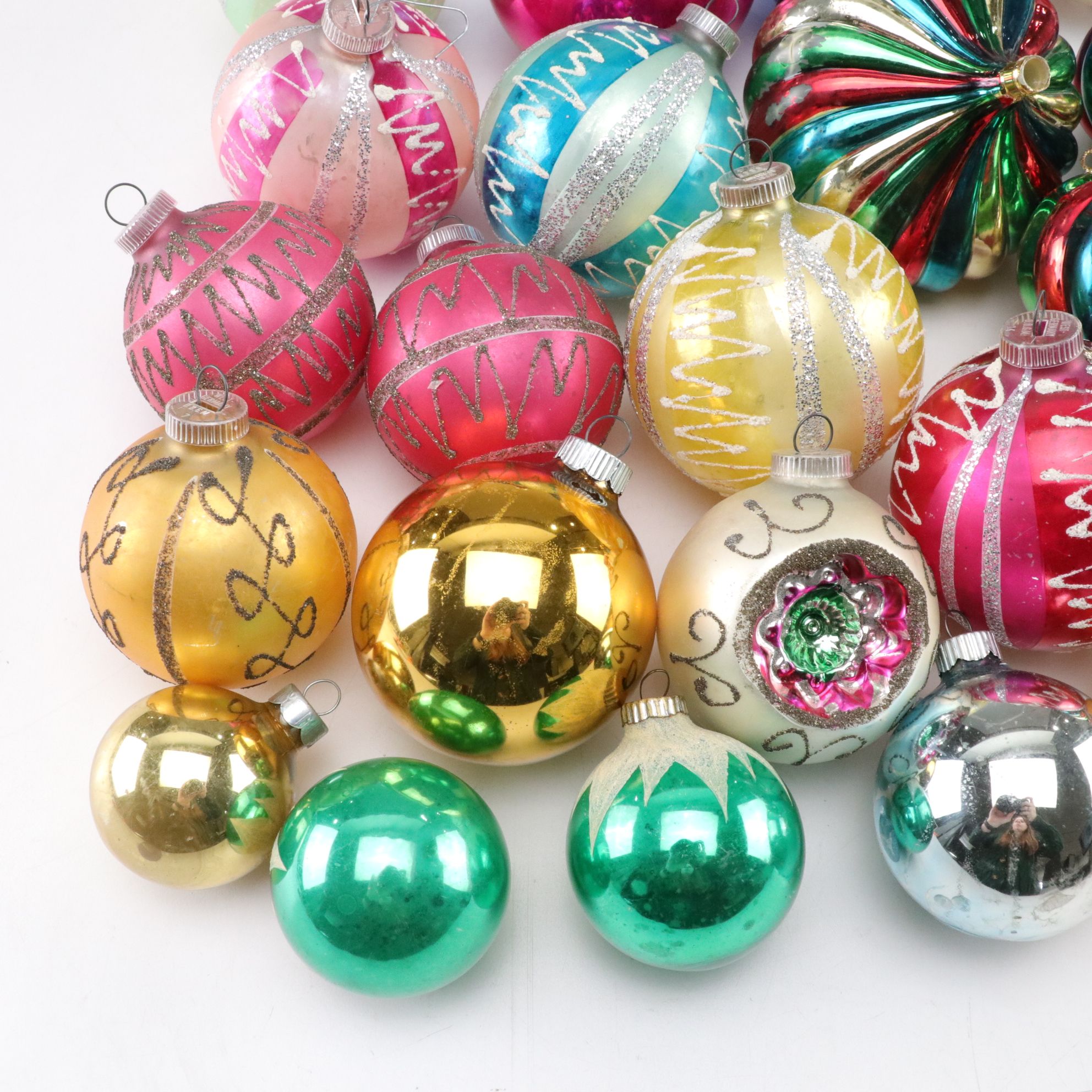 Glass Christmas Ornaments with Shiny Brite and More