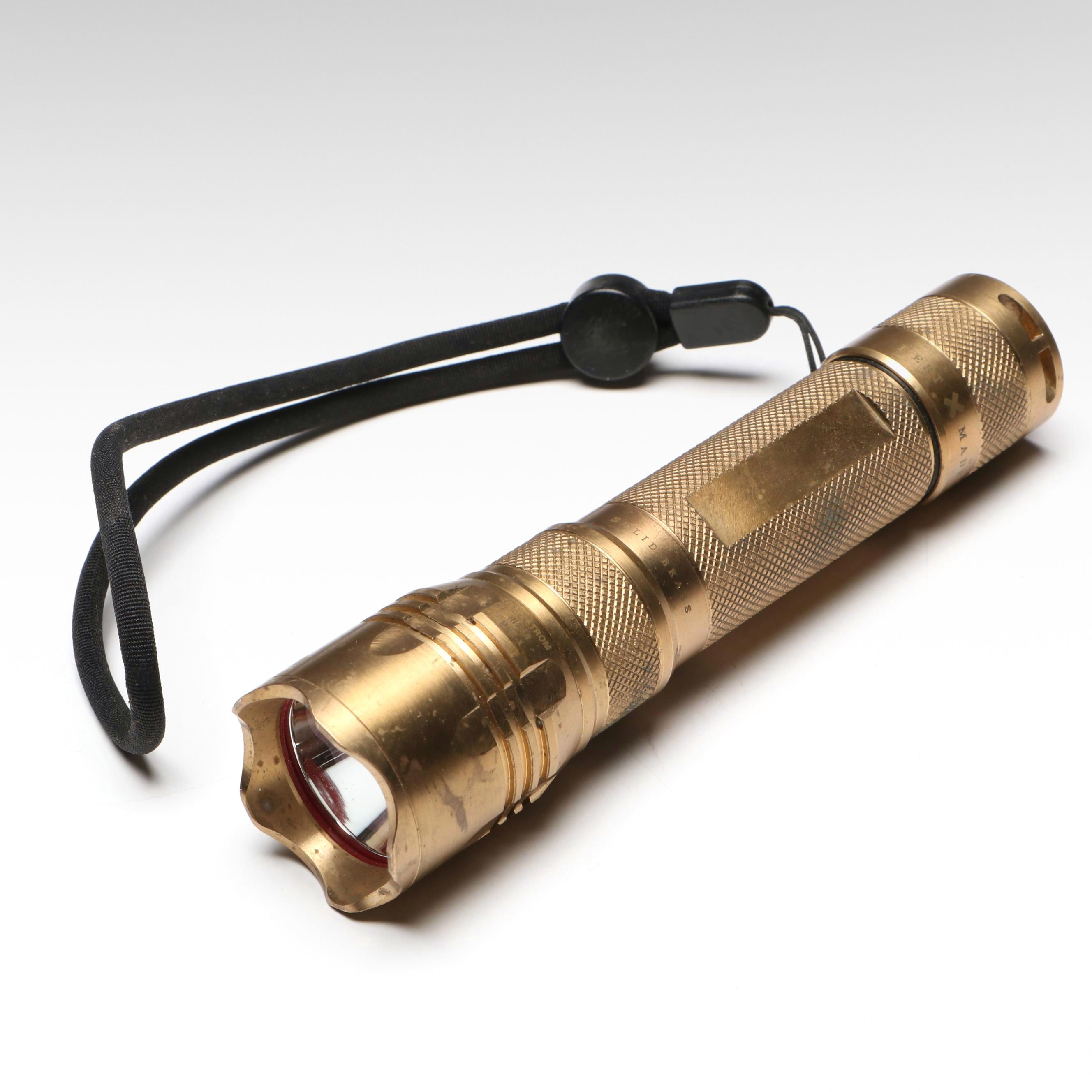 Maelstrom MMR-X Solid Brass Flashlight