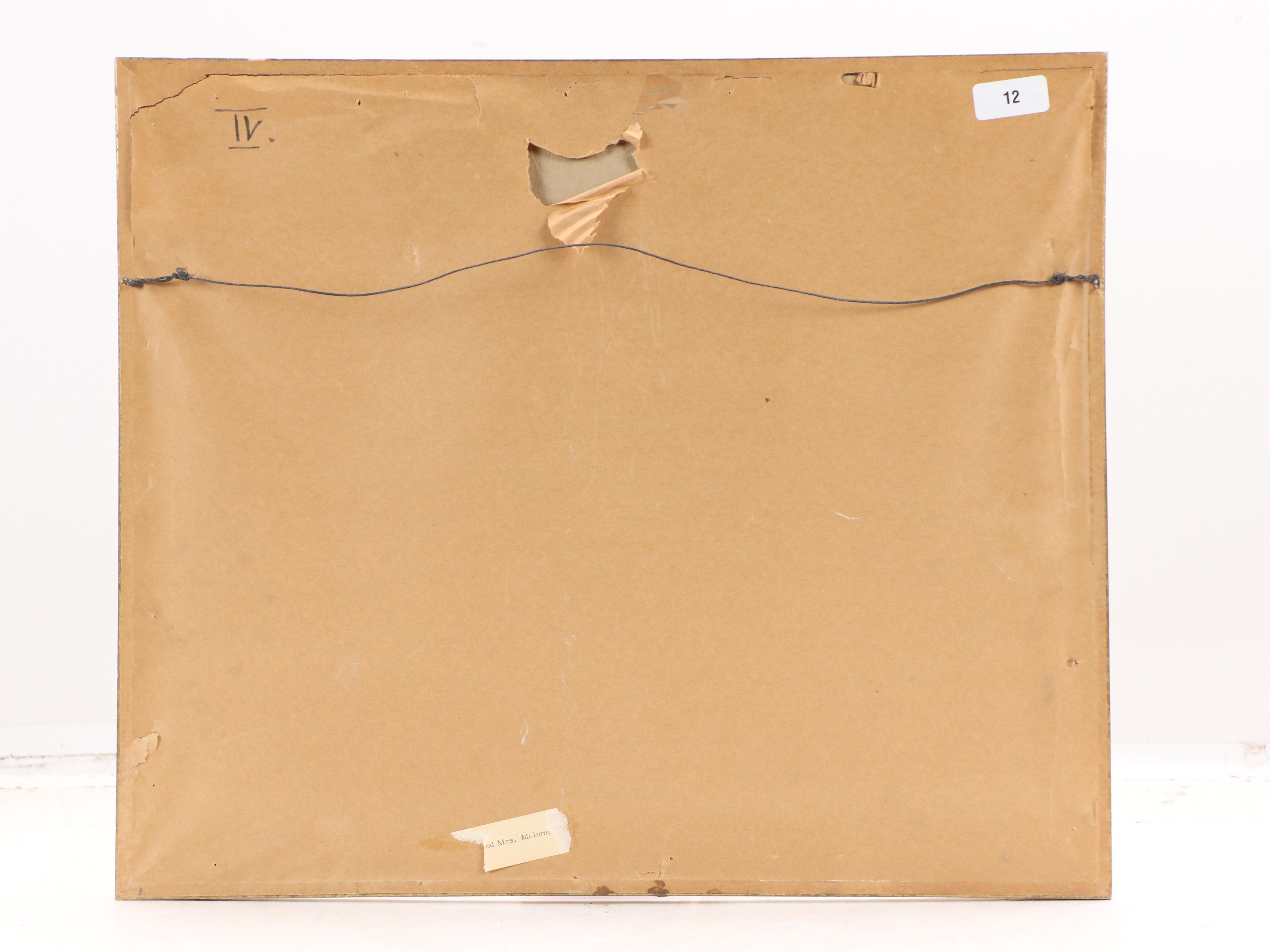 Alfred Van Loen Watercolor Line Painting of House, 1964