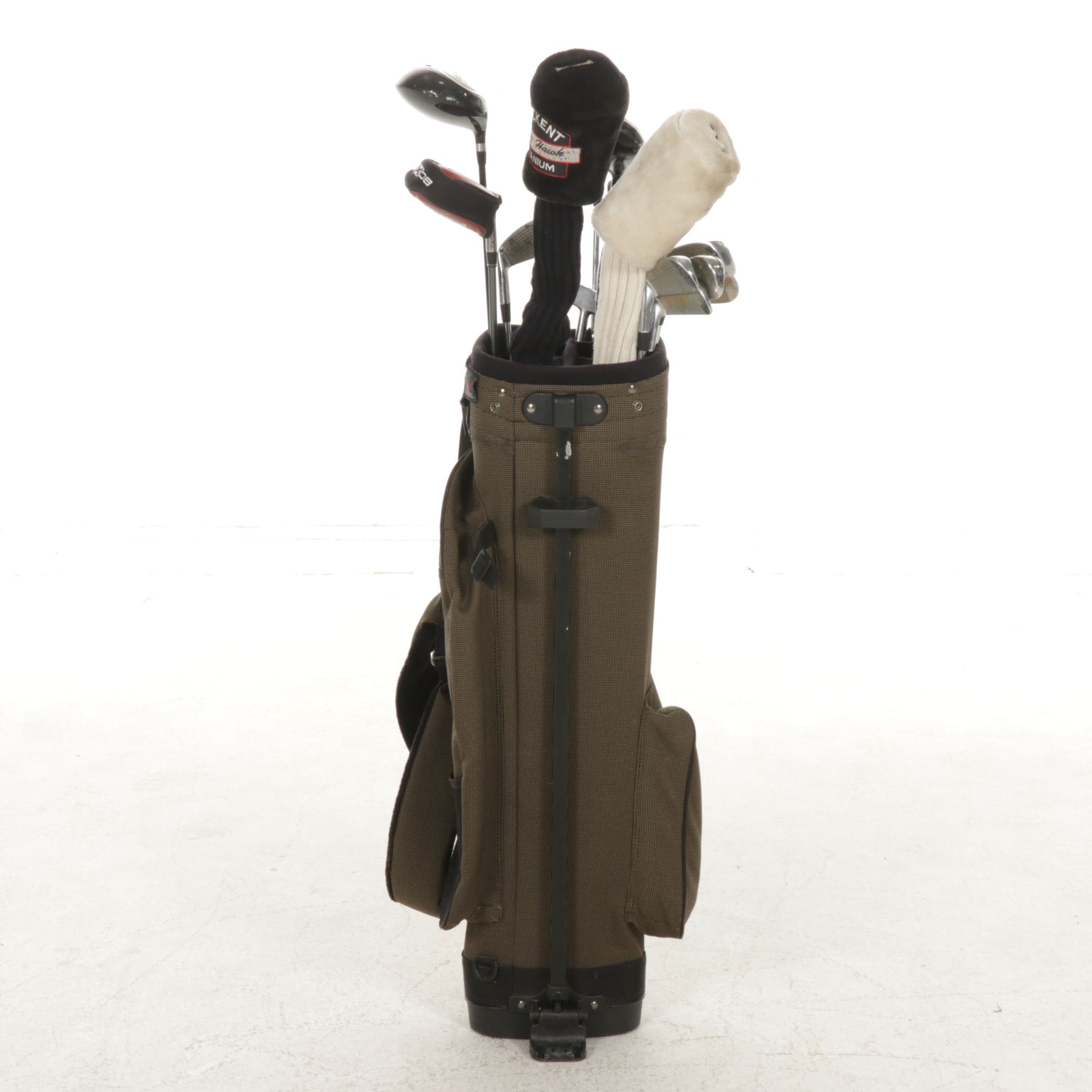 Golf Club Set with Knight and Nitro Woods and Wilson Irons