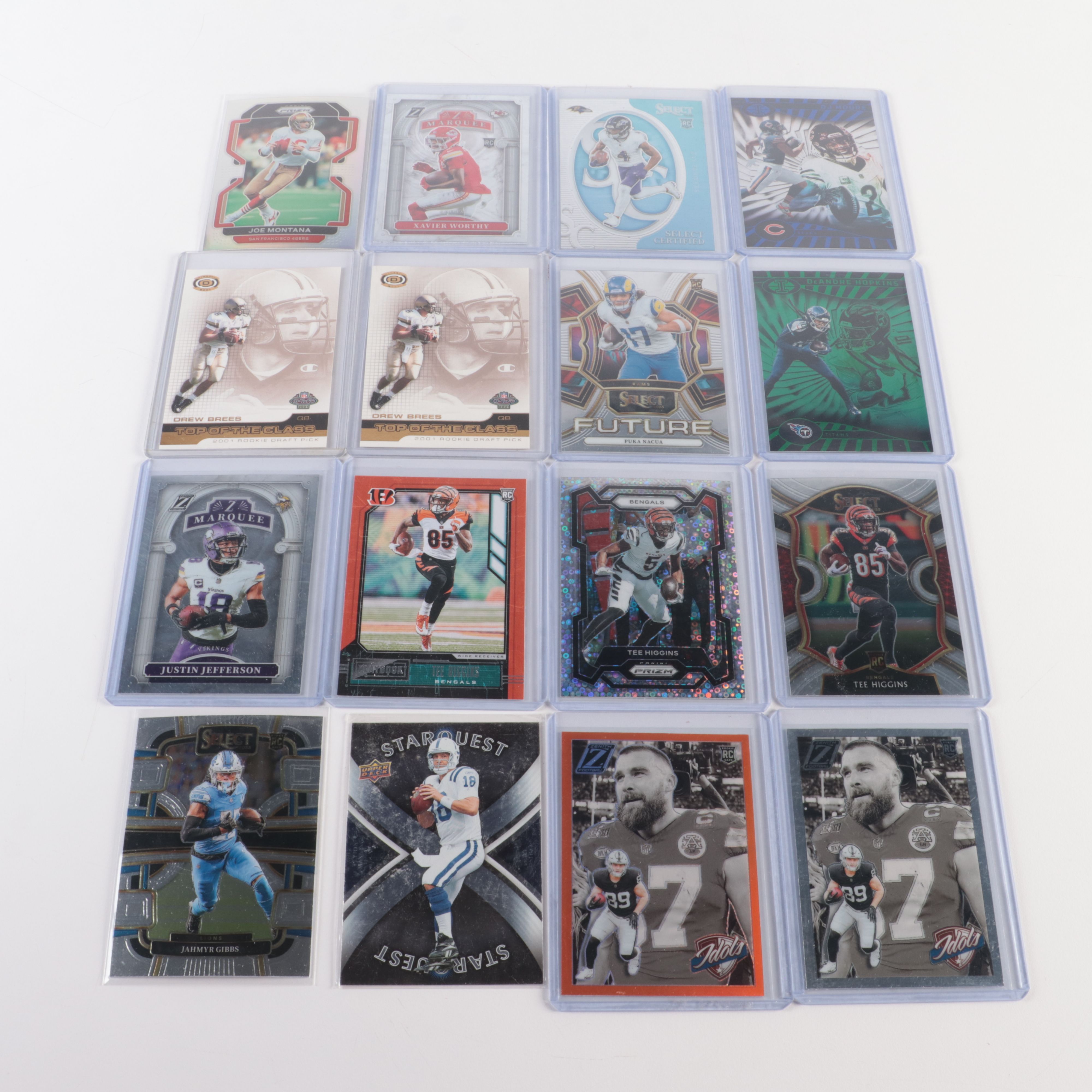 Collection of Baseball, Football and Basketball Cards, 1960s to 2020s