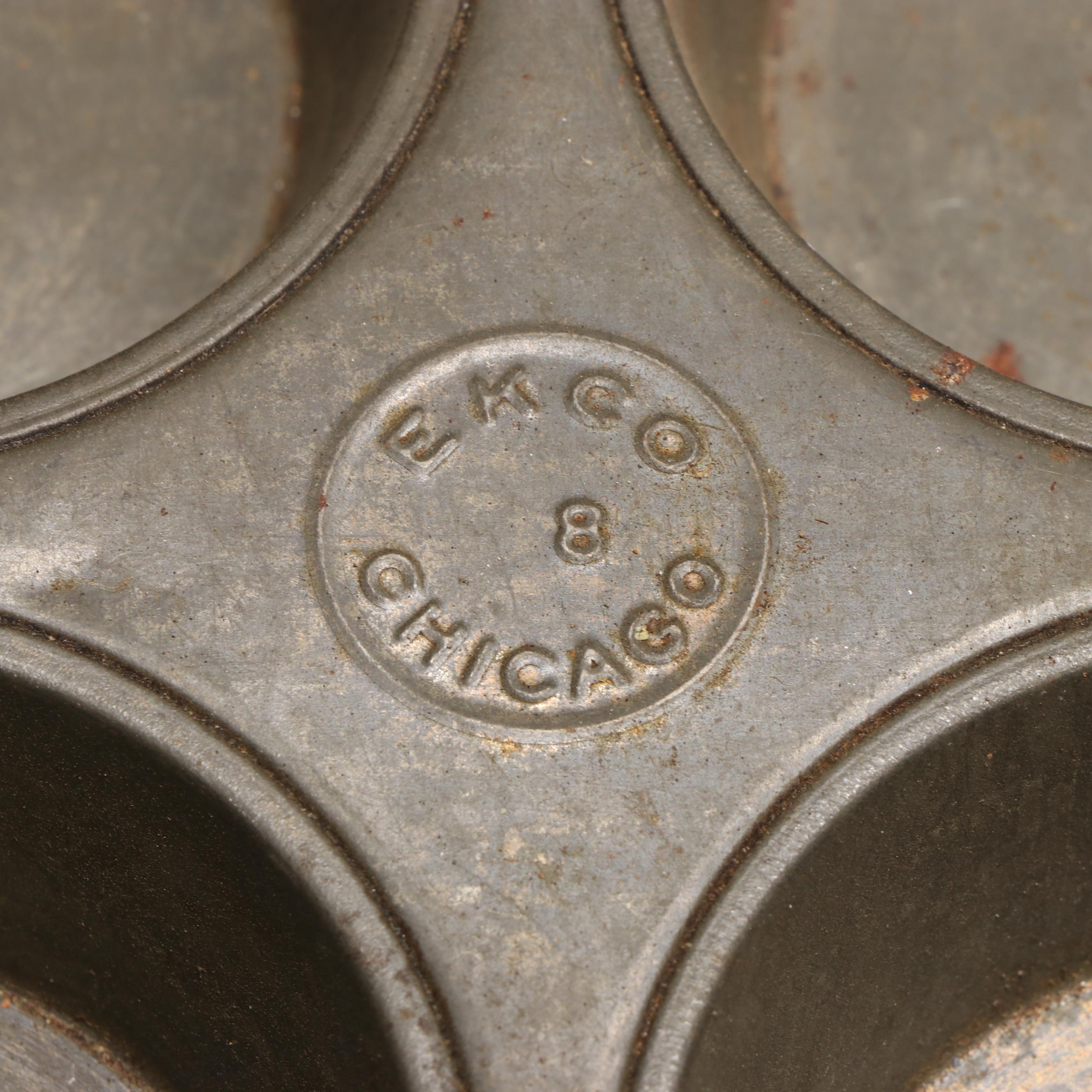 Ekco and Other Metal Muffin and Bread Pans