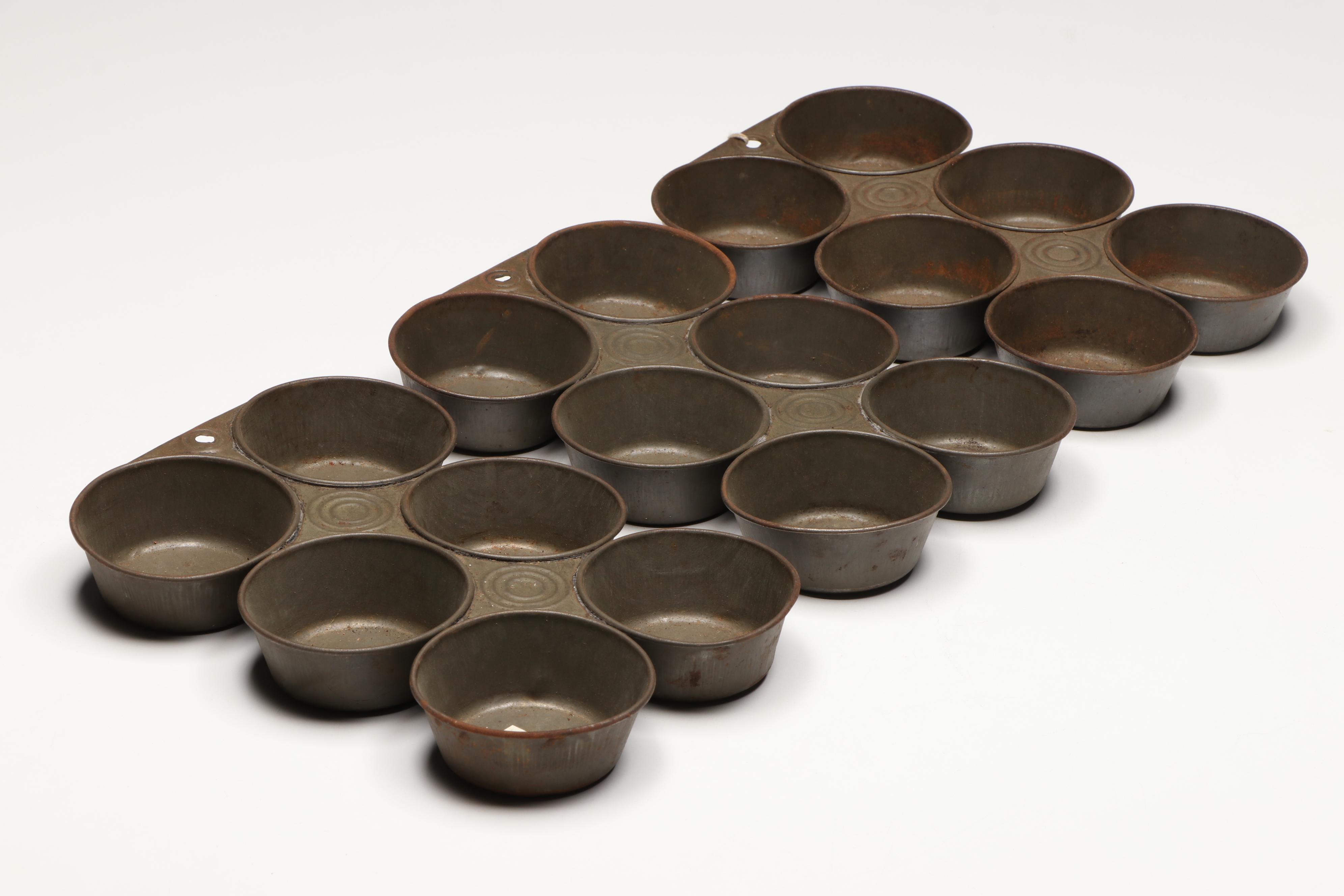 Ekco and Other Metal Muffin and Bread Pans