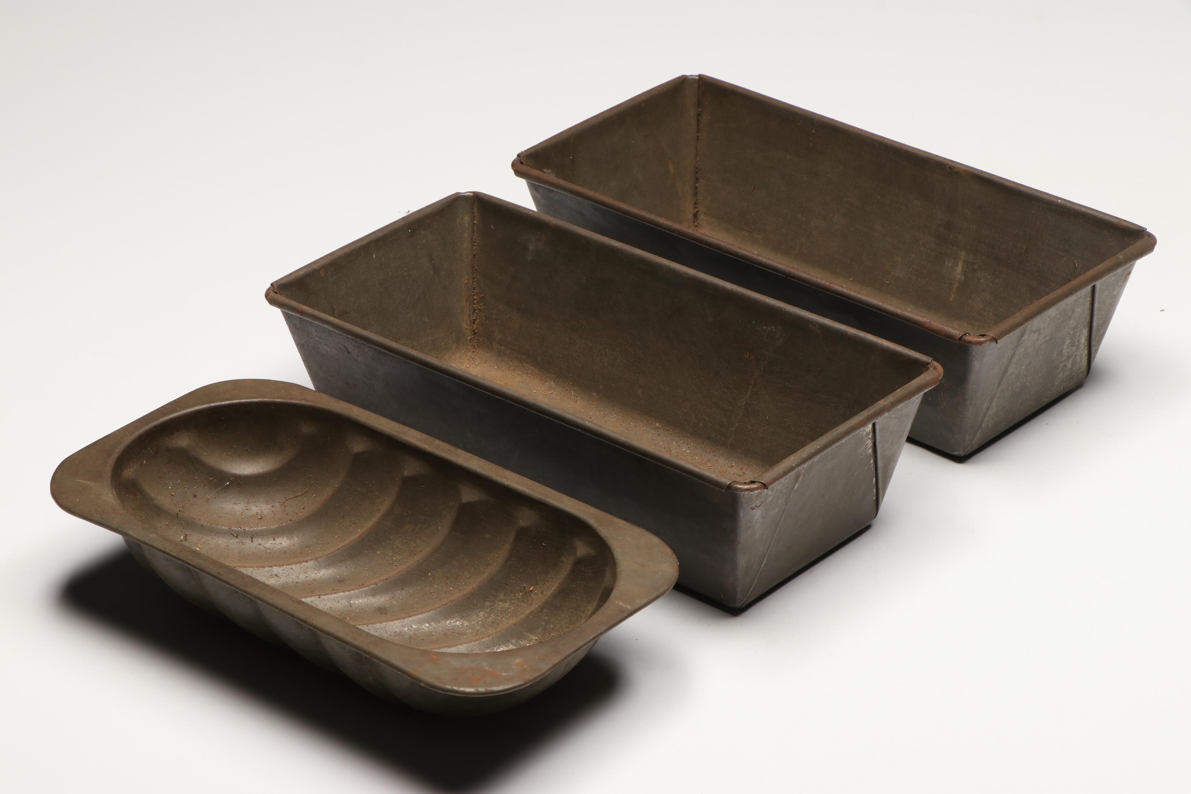 Ekco and Other Metal Muffin and Bread Pans